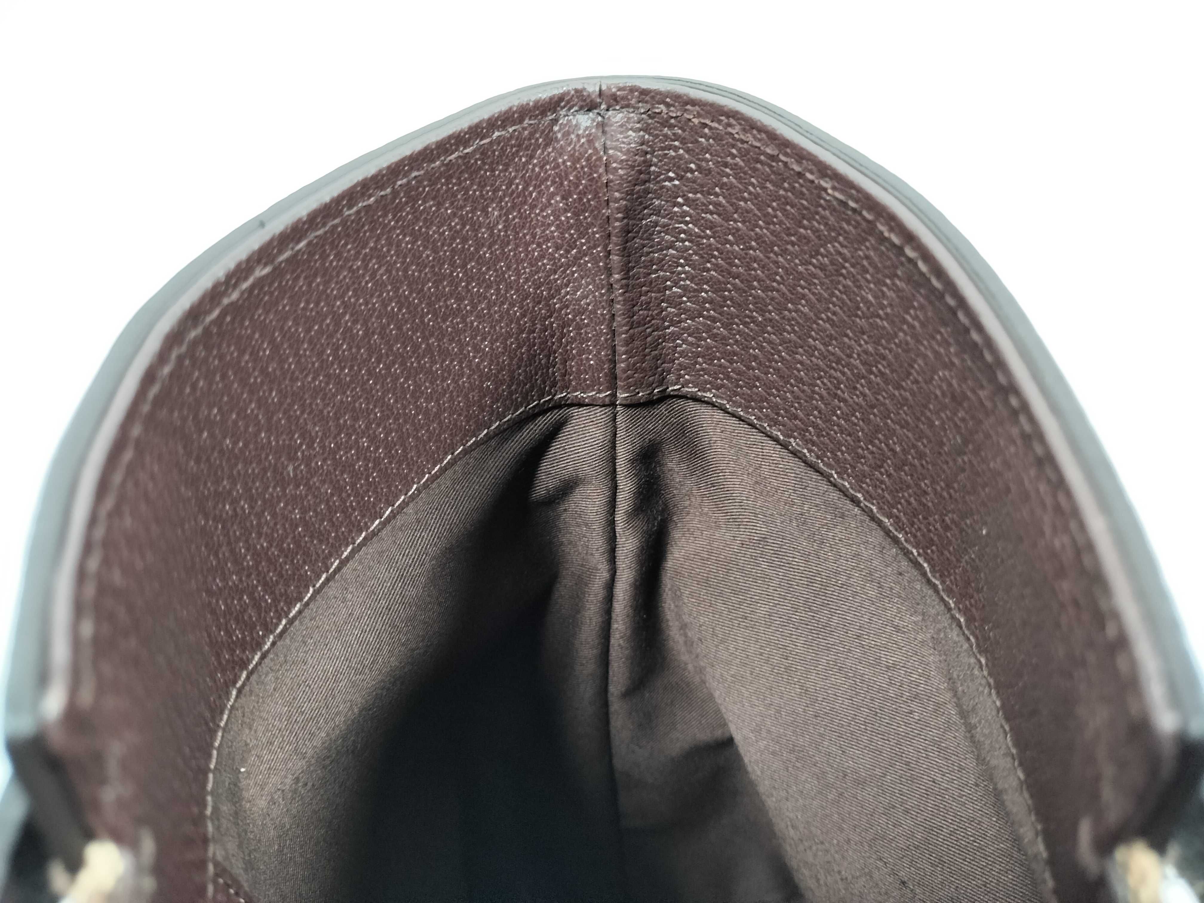 GG Canvas Tote Bag, Canvas Belt Leather GG Tote Bag — view 8