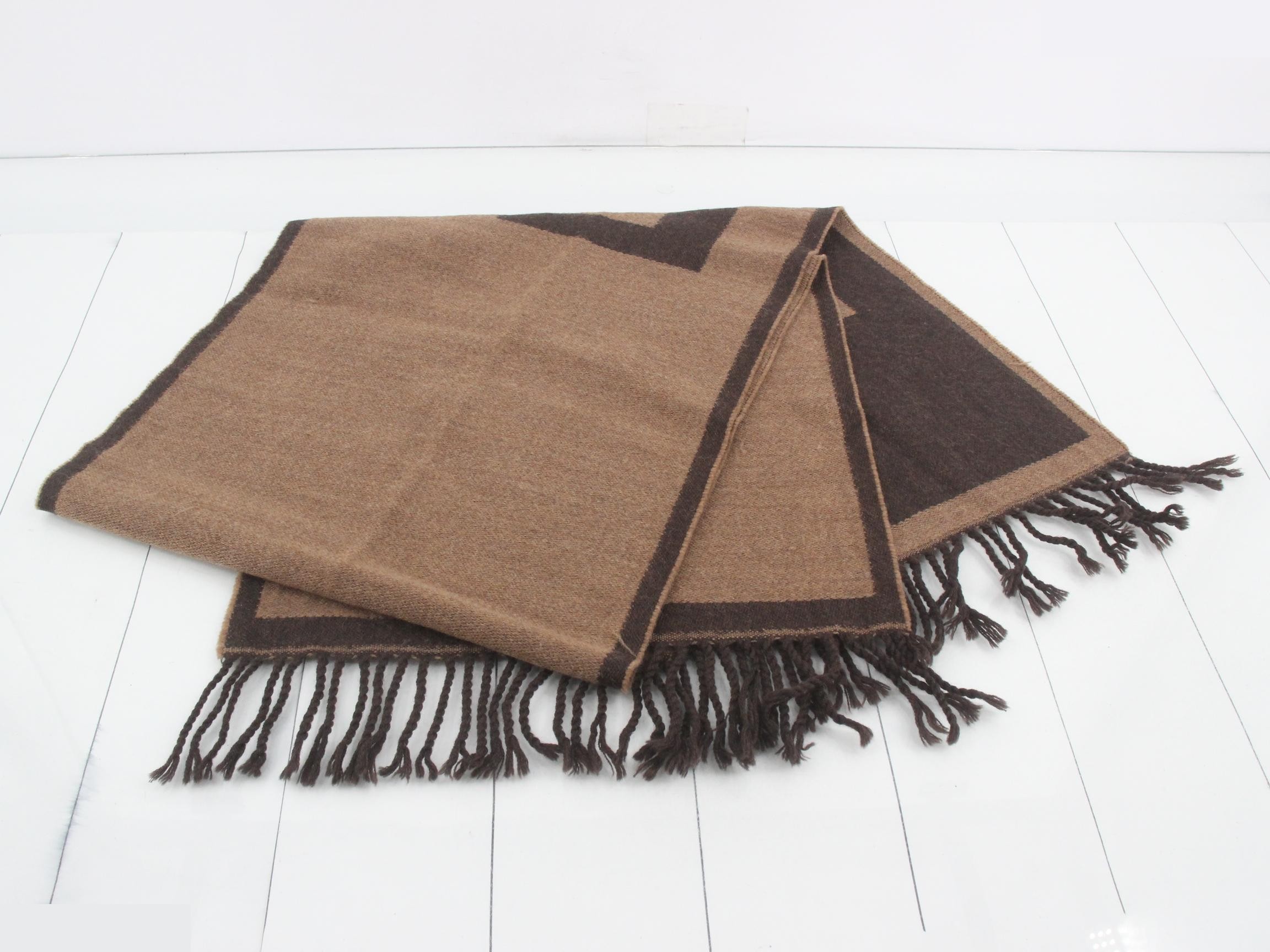 logo scarf, brown — view 3