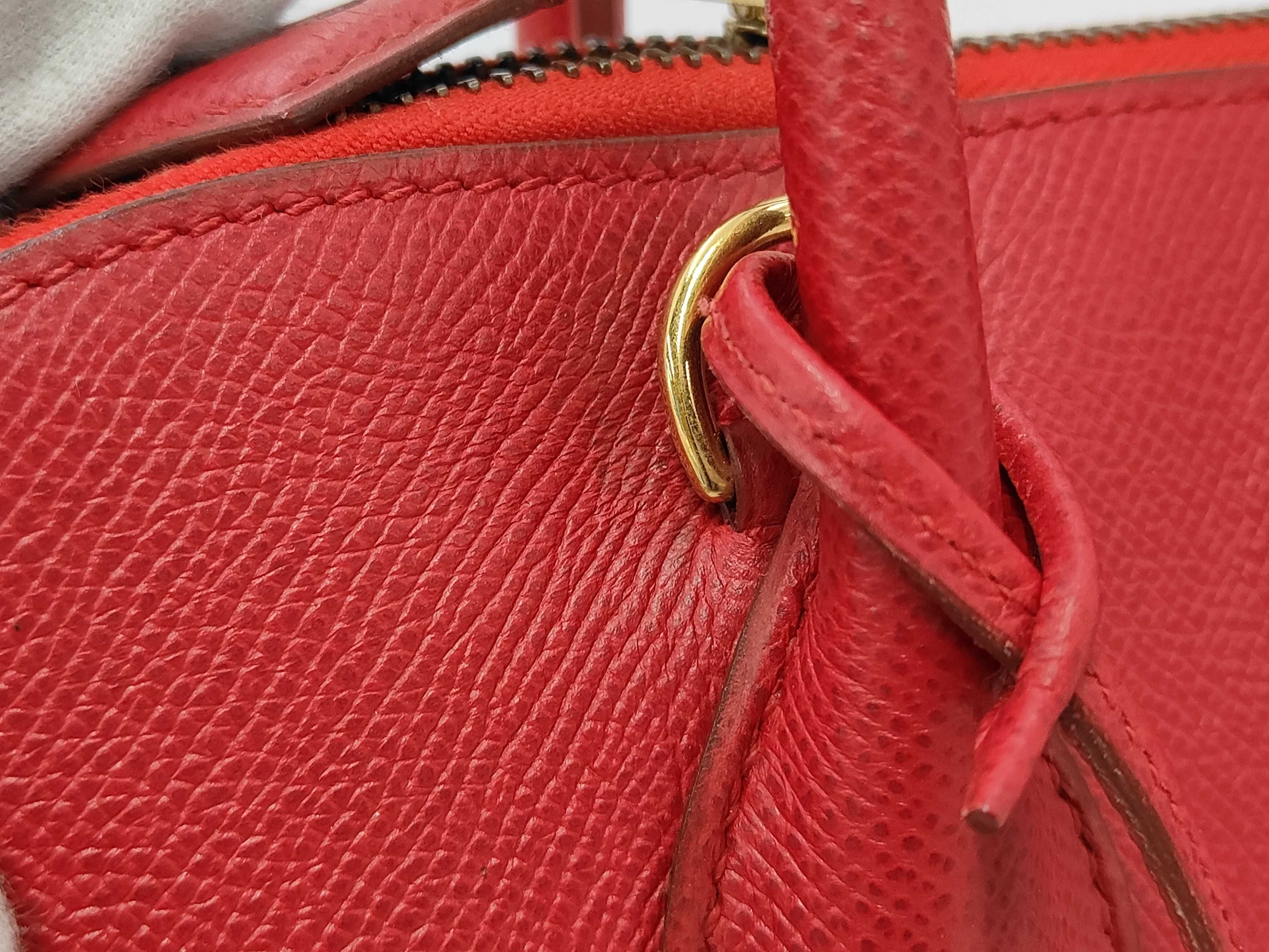 Bolide 35 Red, Stamped Z, with Strap, Handbag — view 9