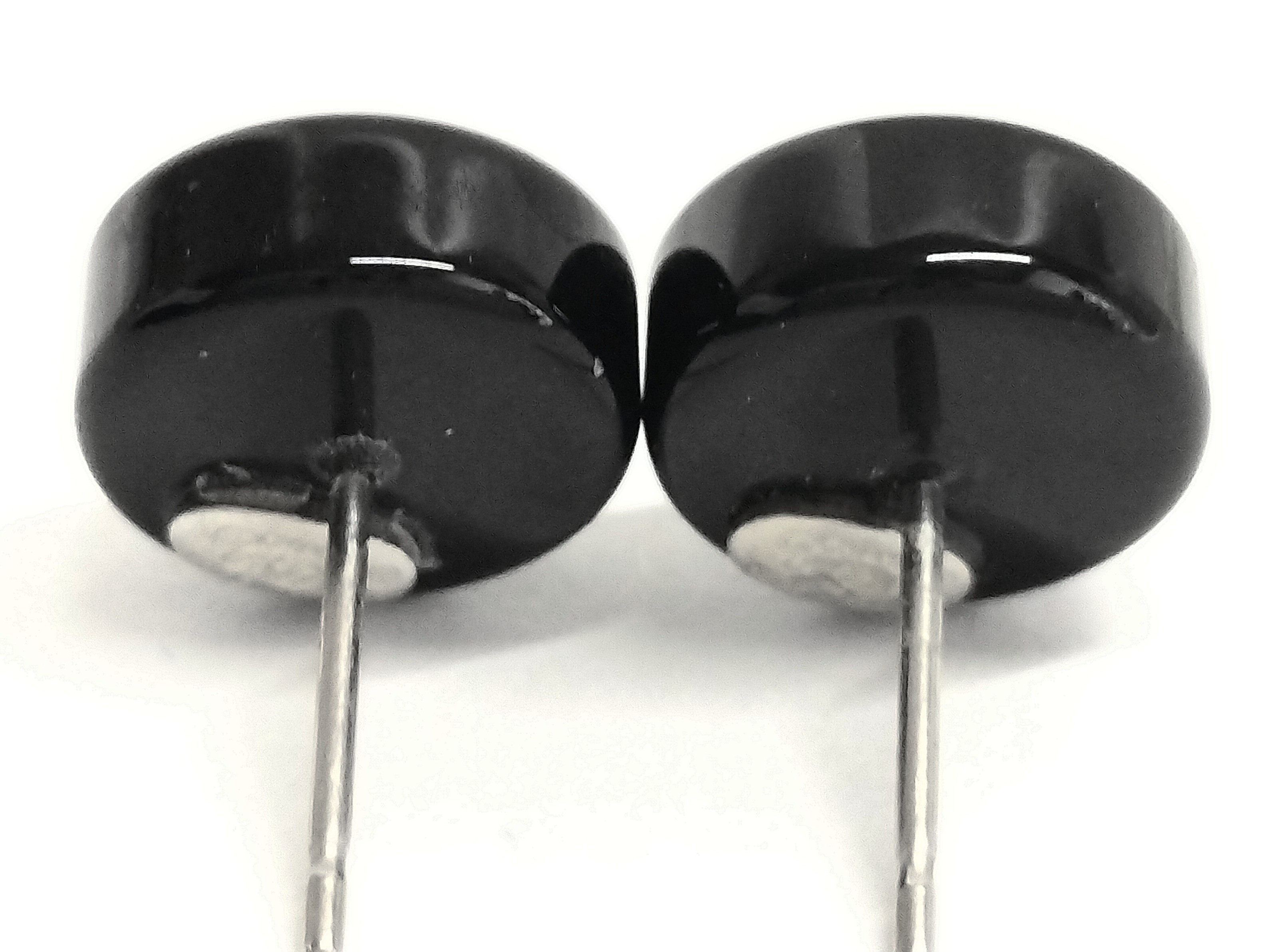 Coco Mirror Black Earrings — view 4