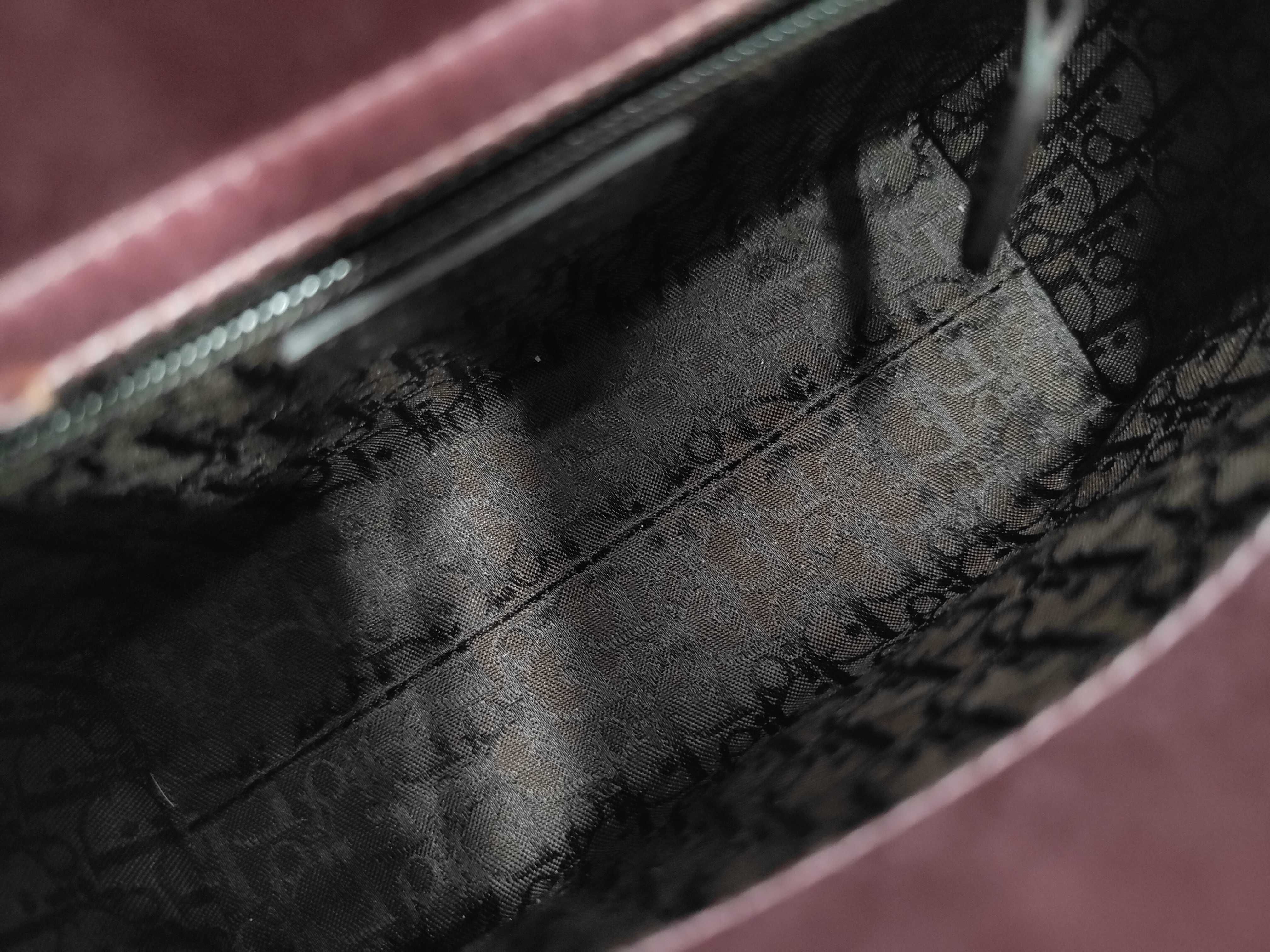 Lady Dior Mini Cannage Satin Pink Handbag — view 8