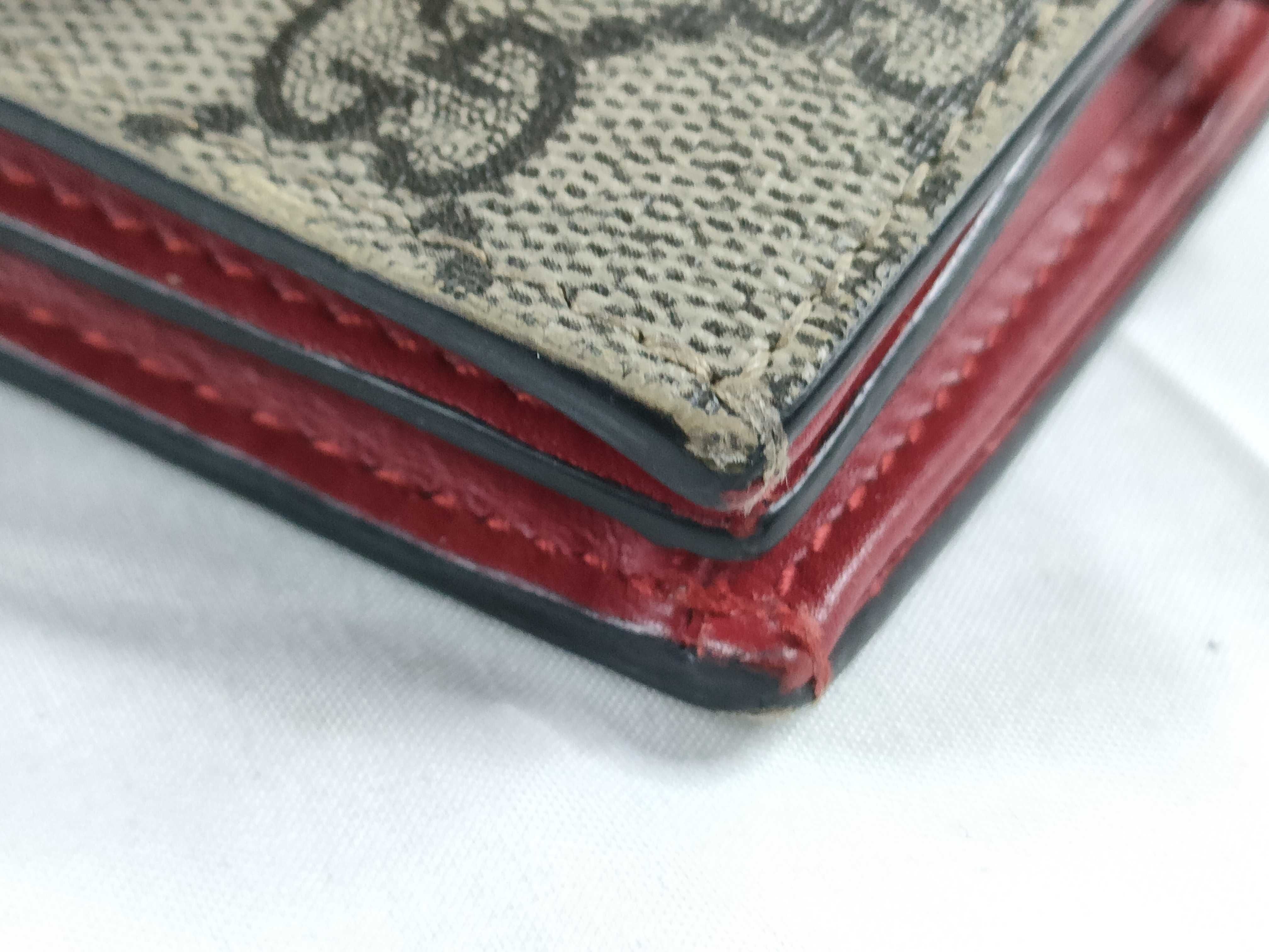 GG Supreme Cherry Compact Wallet — view 3