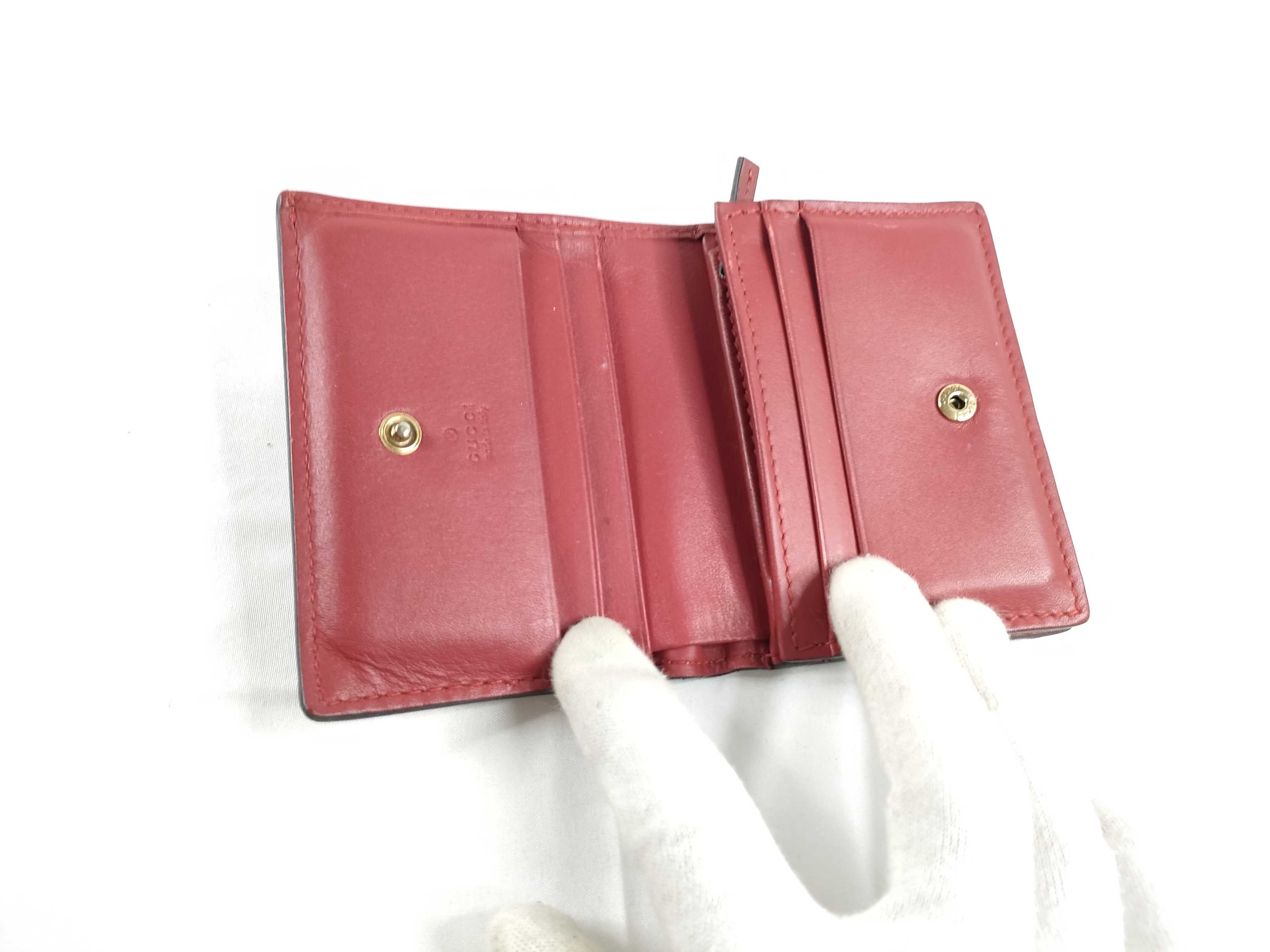 GG Supreme Cherry Compact Wallet — view 8