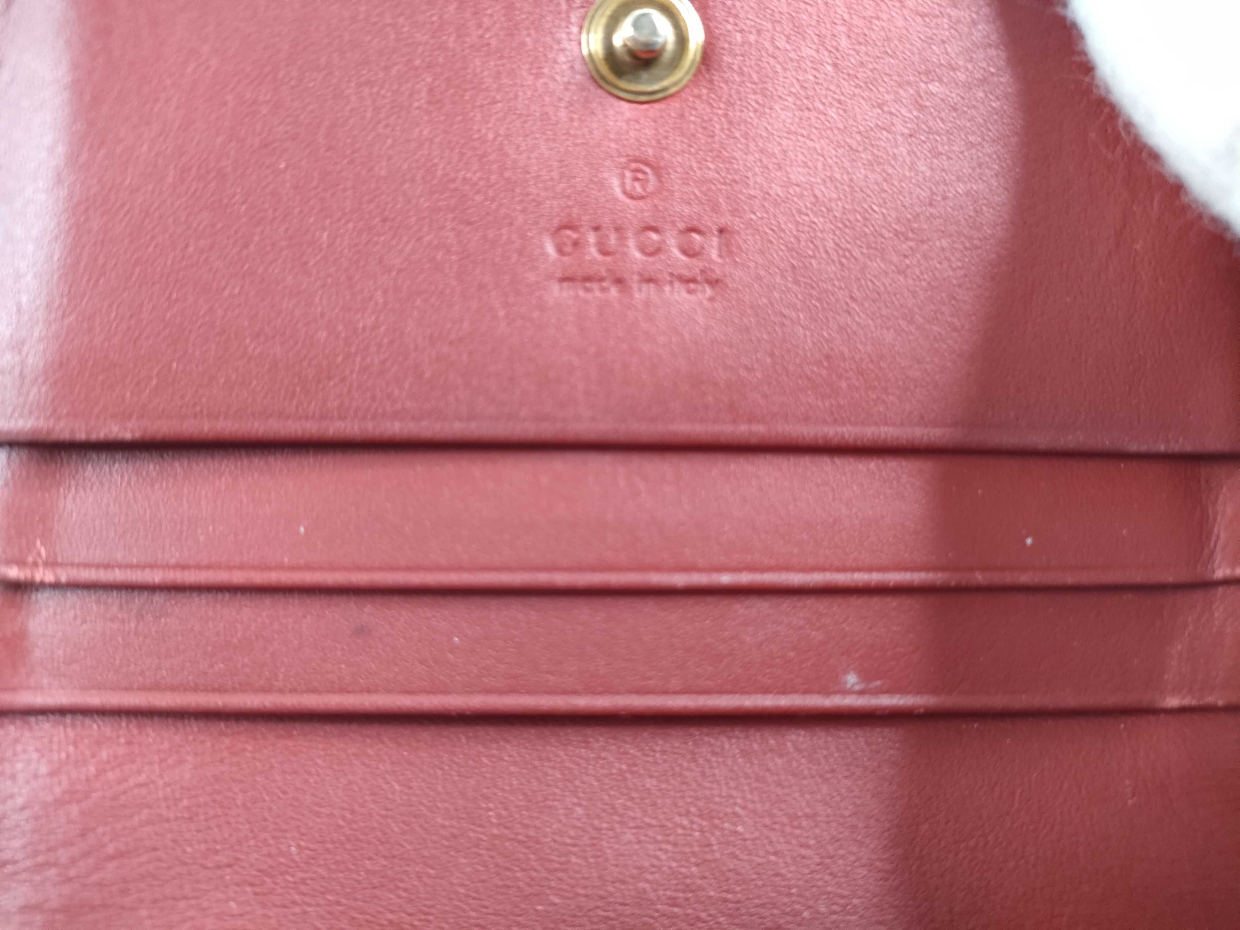 GG Supreme Cherry Compact Wallet — view 9