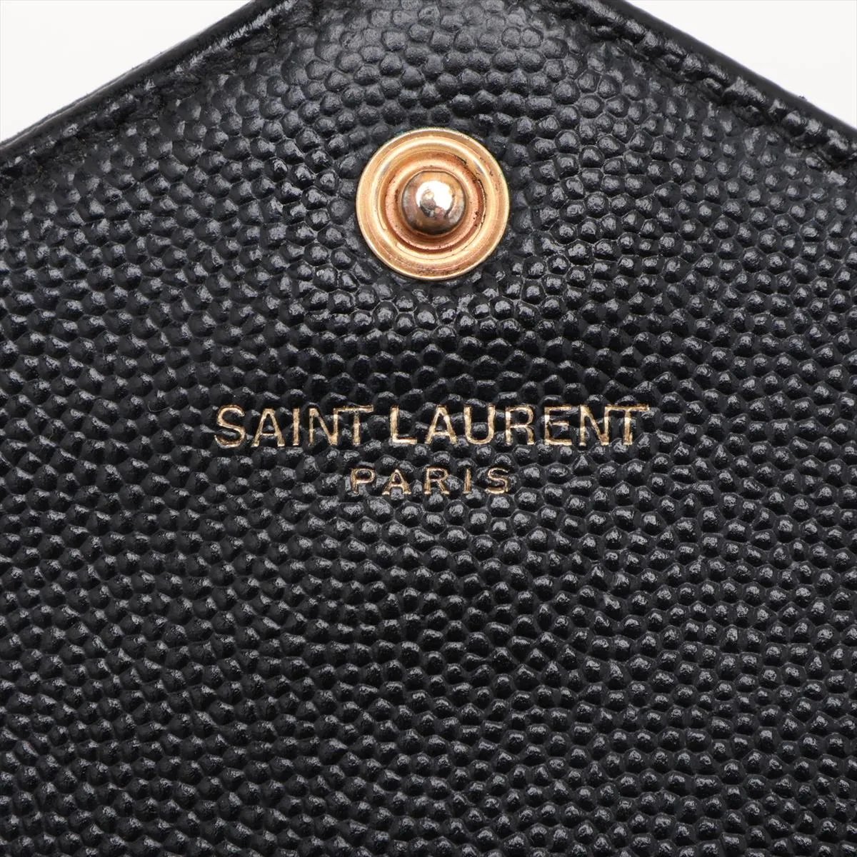 Cassandra Leather Chain Wallet, Black, 393953 — view 9