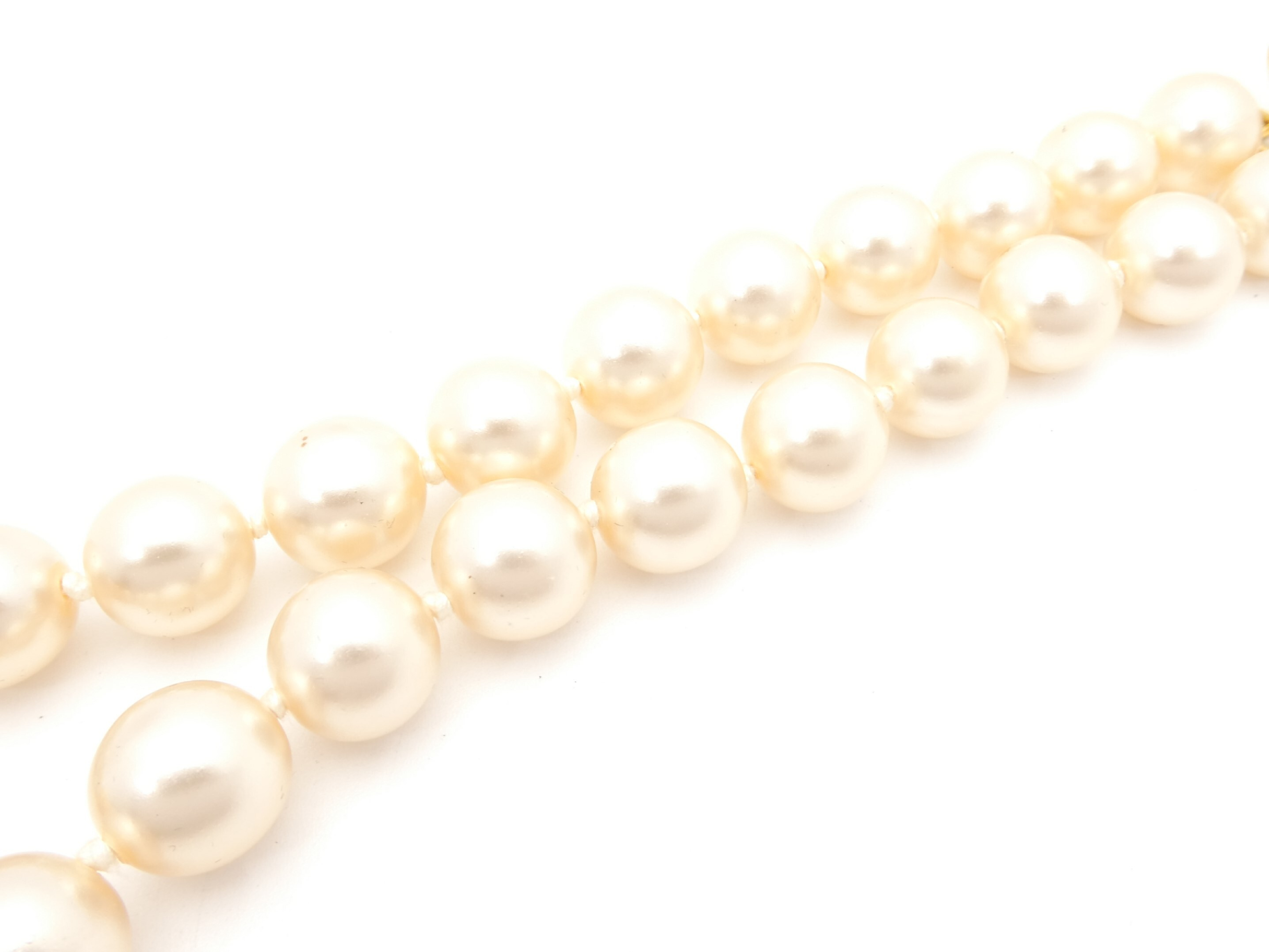 Coco Mark Pearl Gold Necklace — view 5