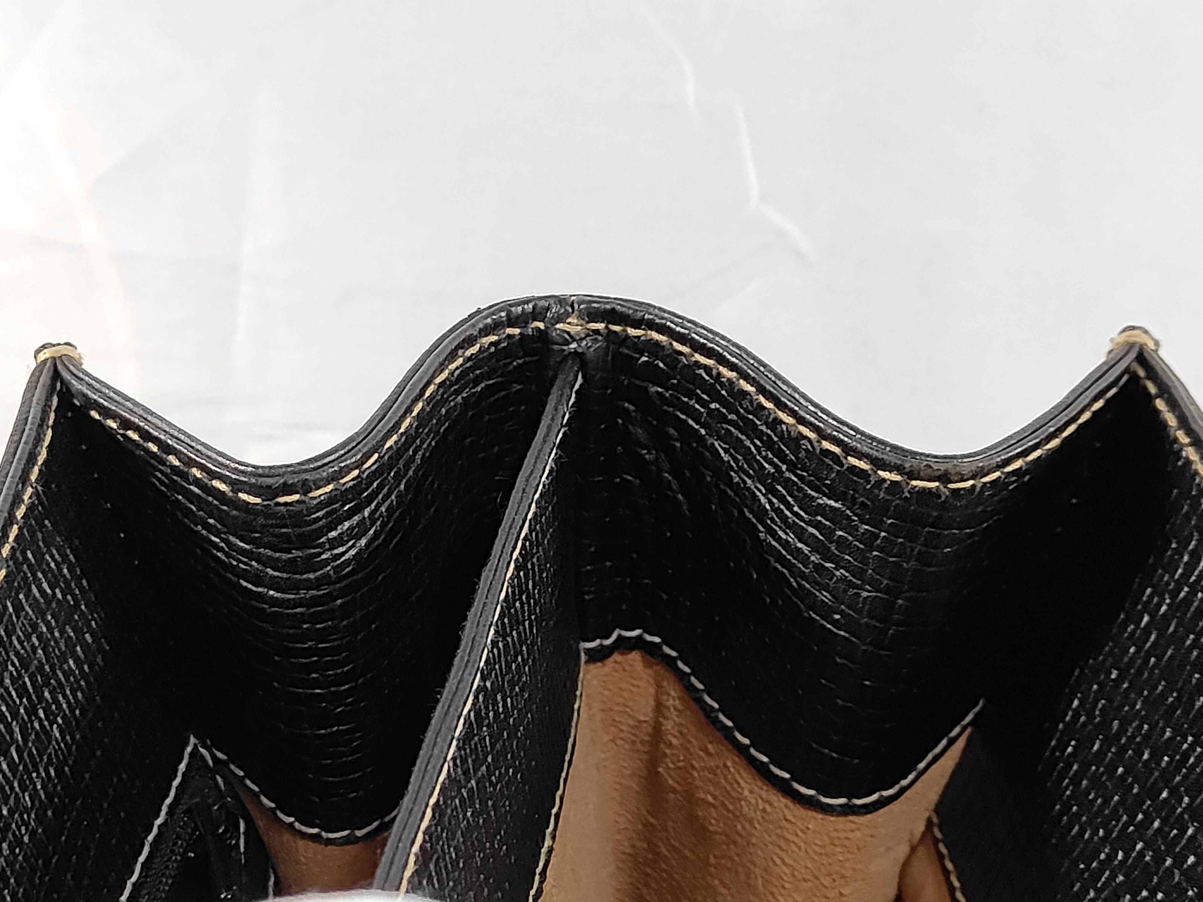 shoulder bag, turn-lock closure, leather, black. — view 9