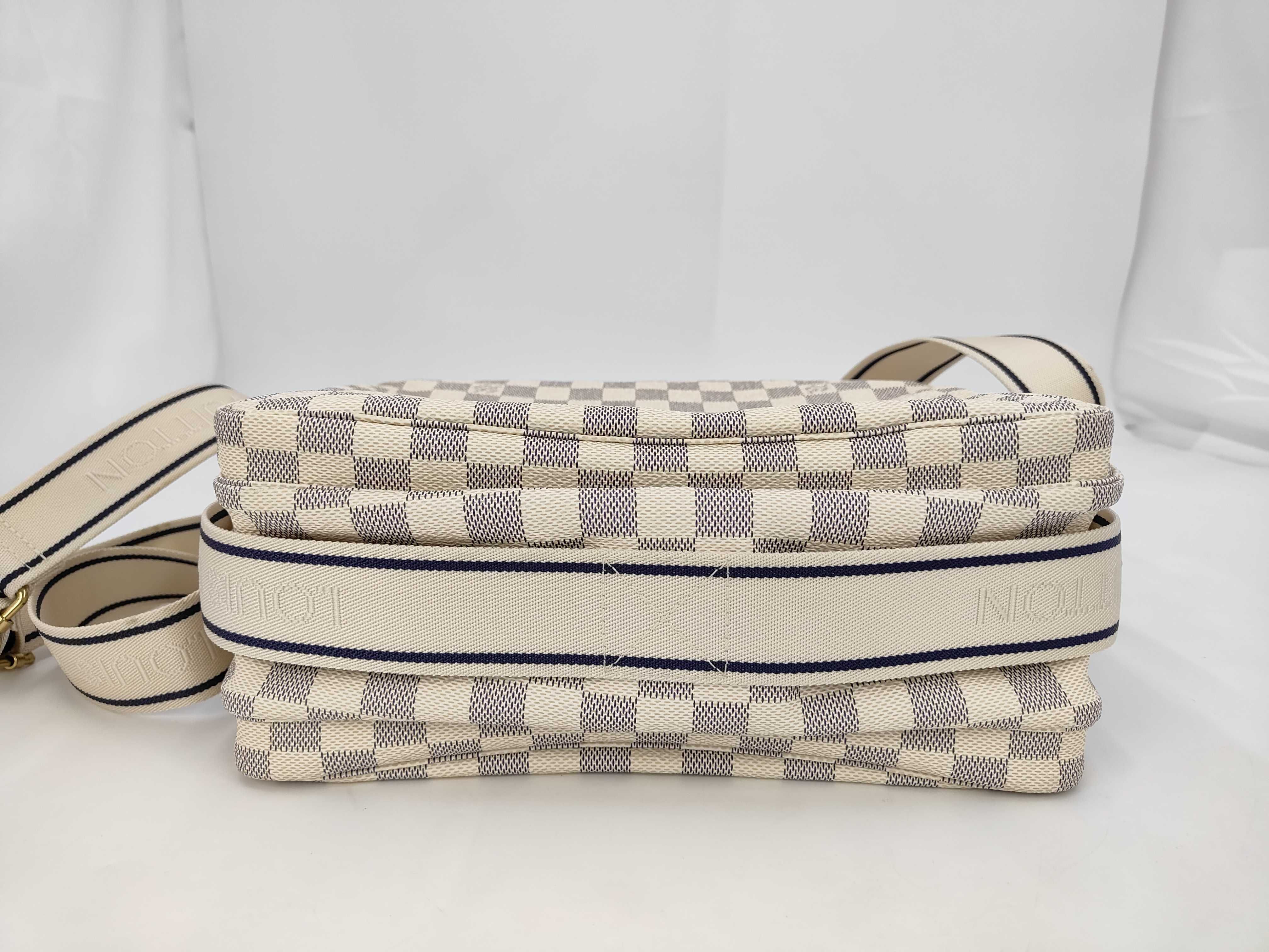 Damier Azur Naviglio N51189 SR2067 Shoulder Bag — view 4
