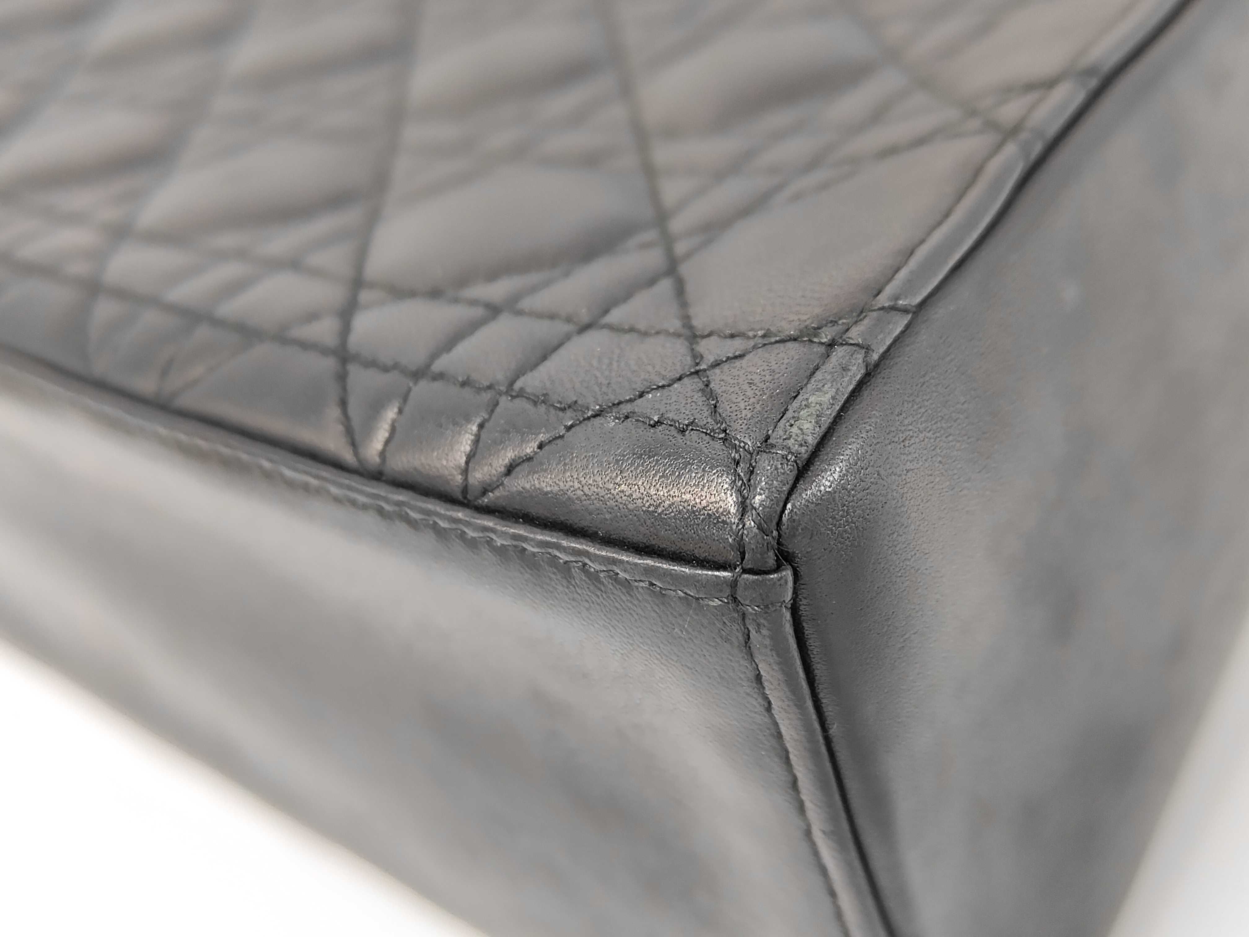 Lady Dior Cannage Leather Handbag — view 4
