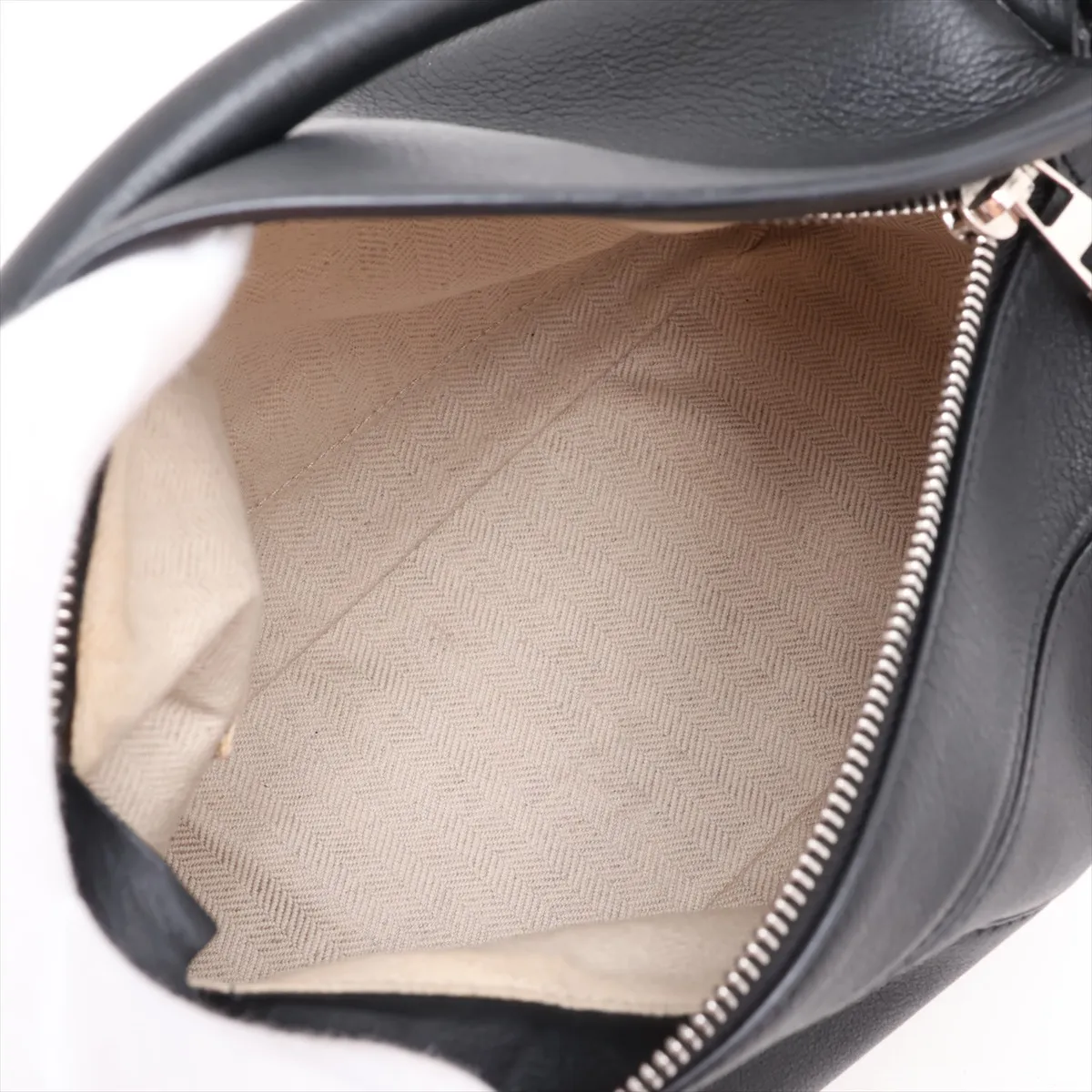 Puzzle Bag Small Leather 2-Way Handbag Black — view 8