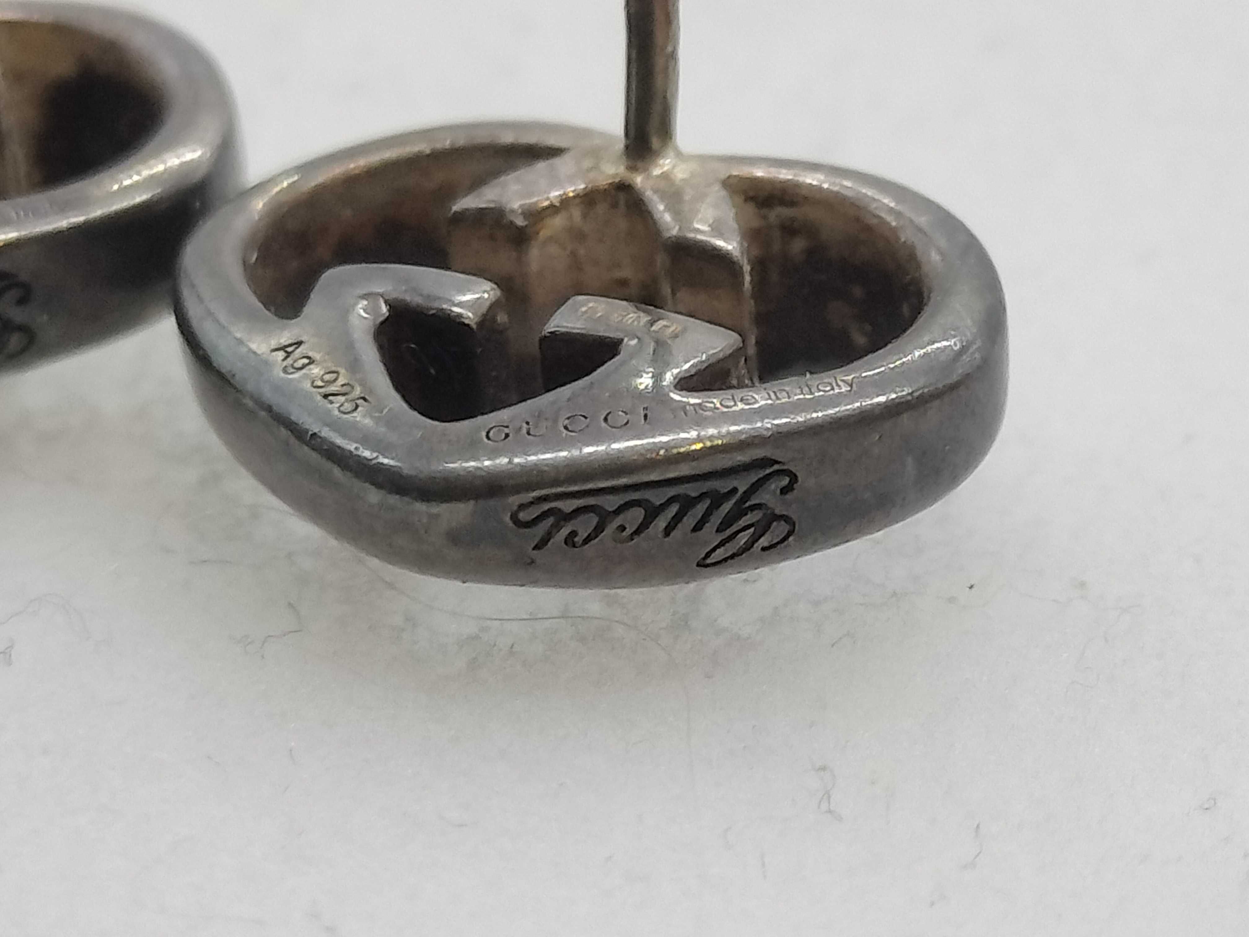 Interlocking G Heart SV925 4.8g Earrings — view 6