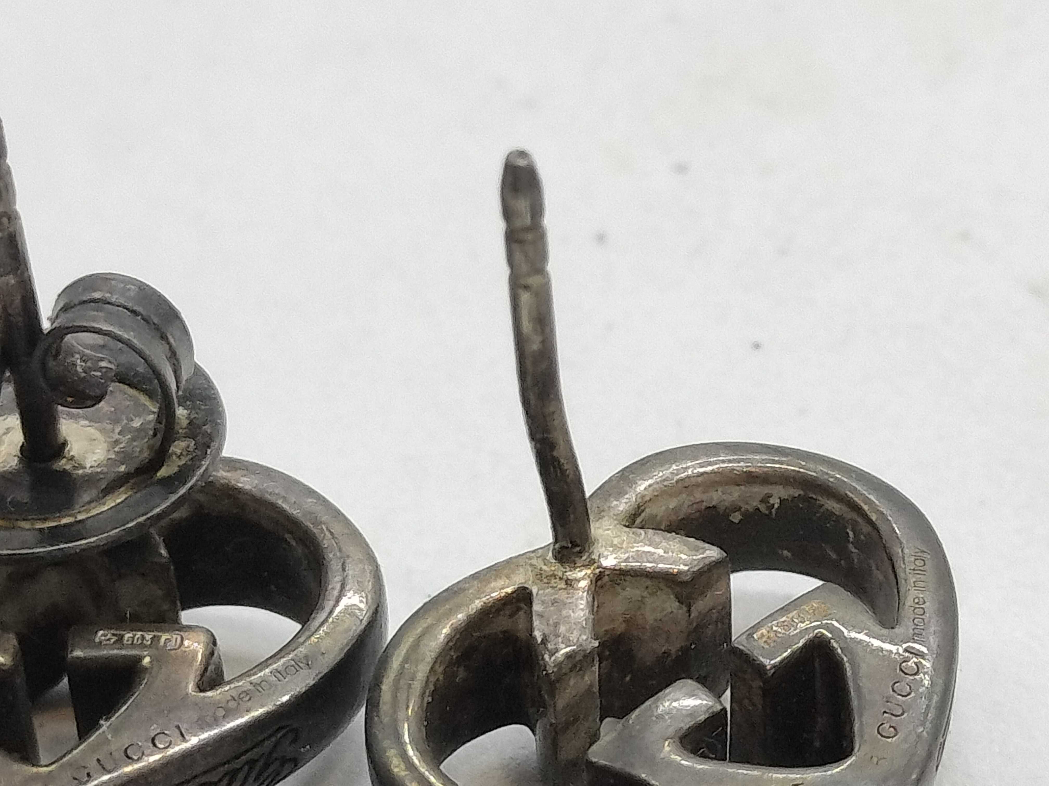 Interlocking G Heart SV925 4.8g Earrings — view 8