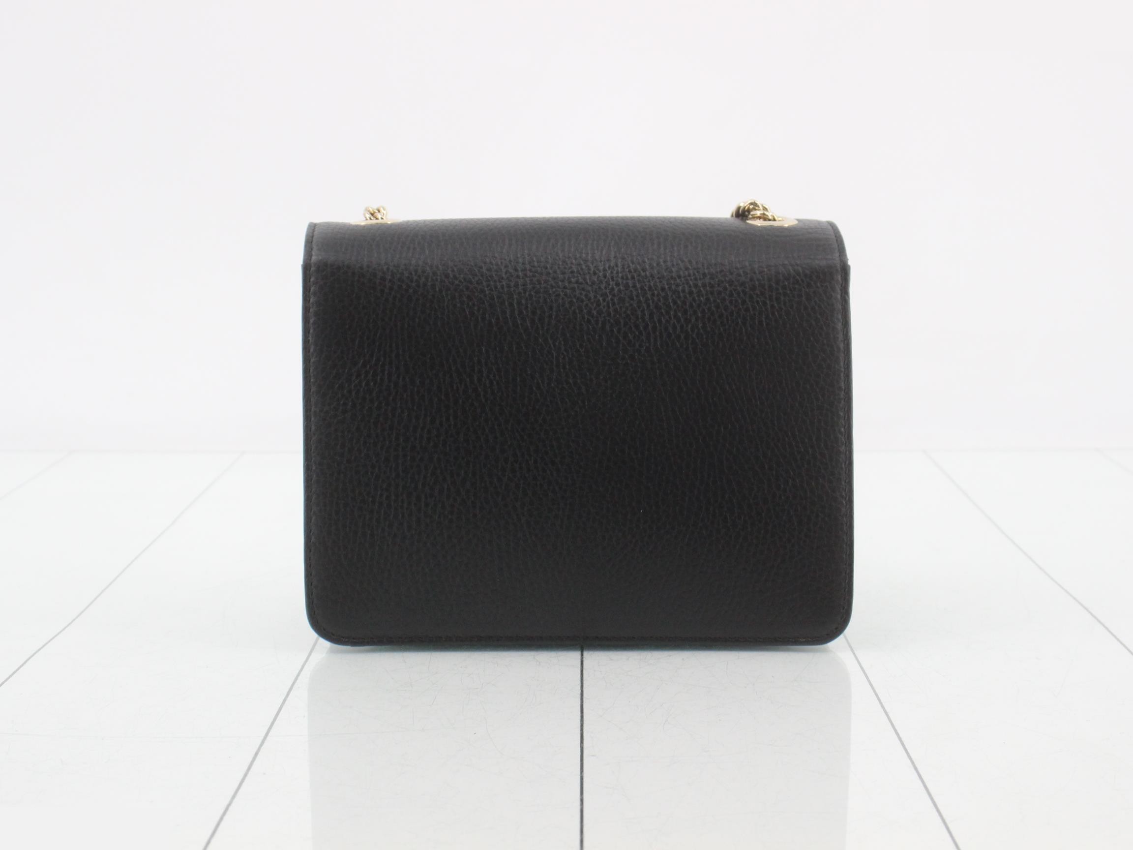 Interlocking G Shoulder Bag, Unused, Stored, Black — view 2