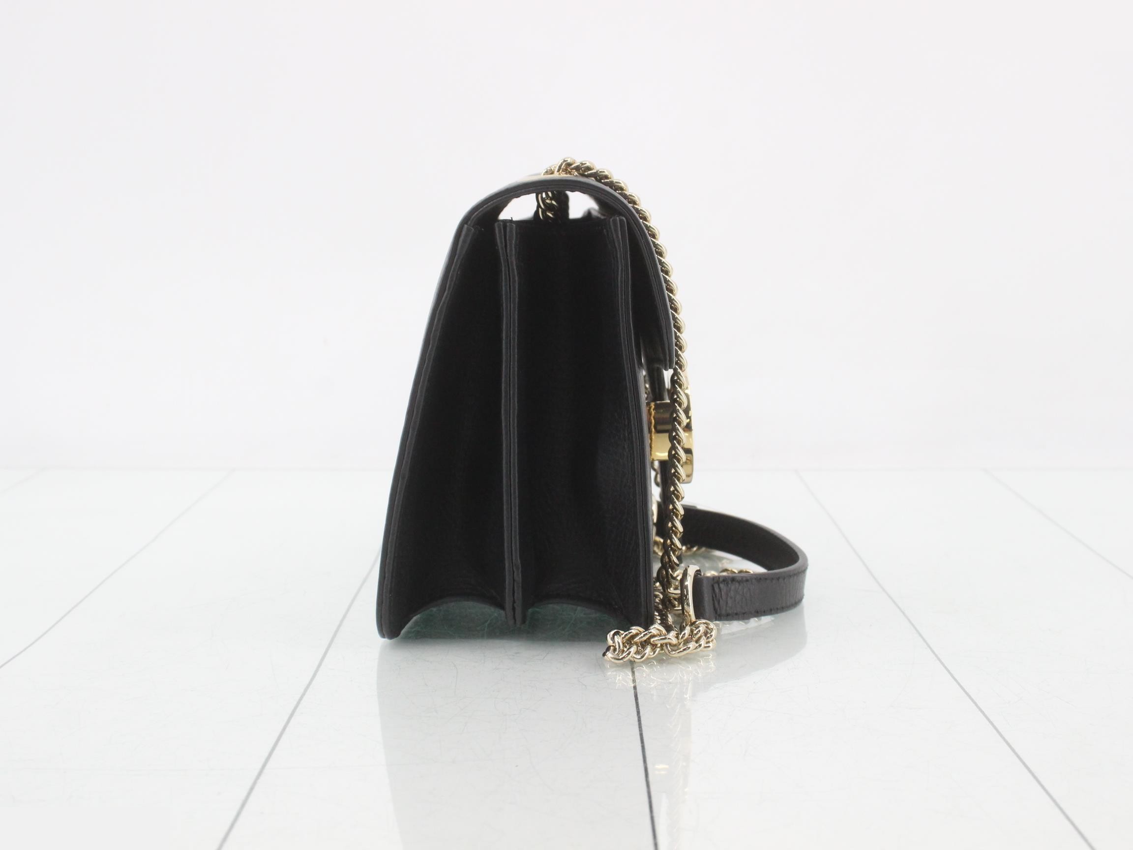 Interlocking G Shoulder Bag, Unused, Stored, Black — view 4