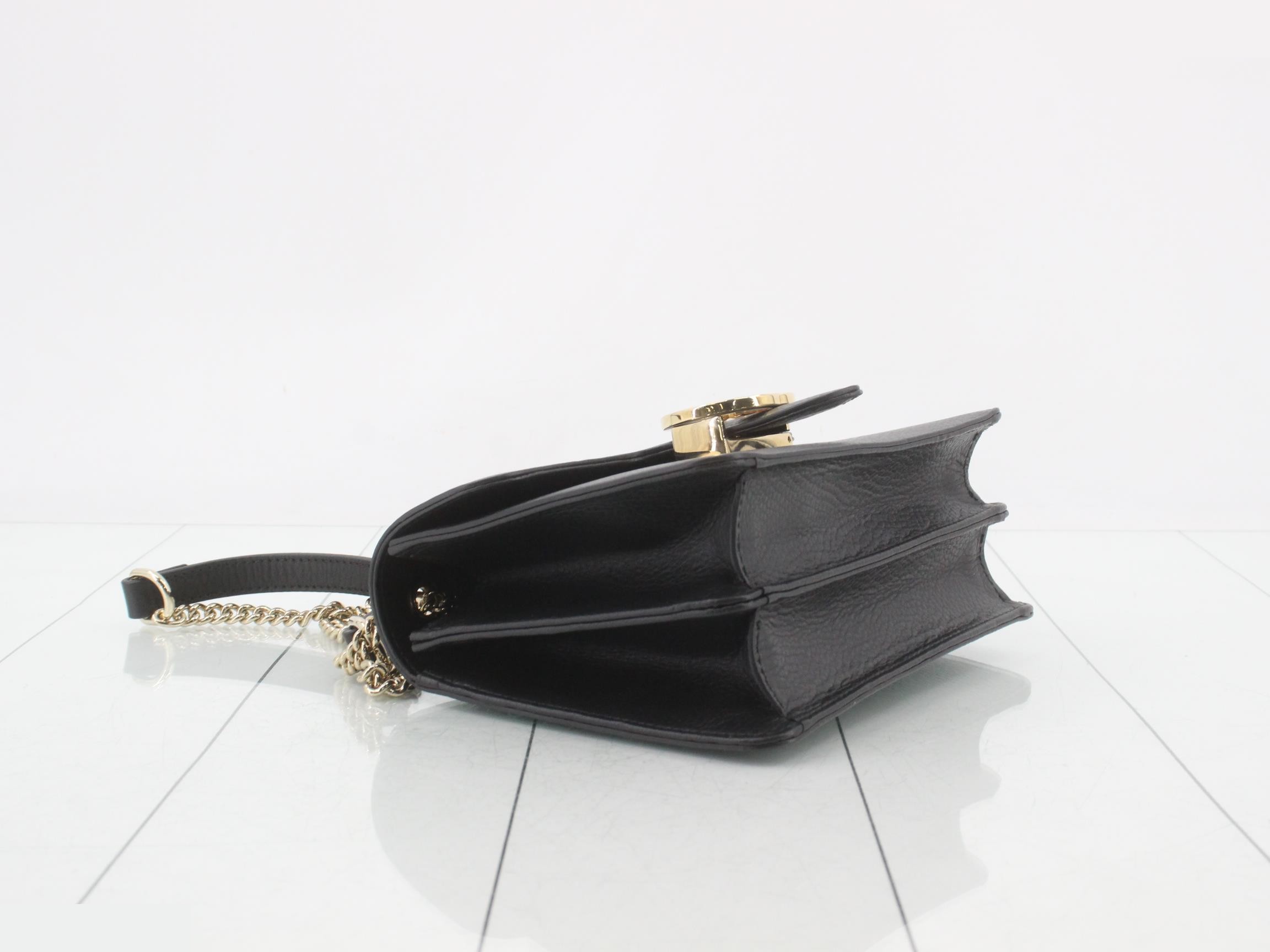 Interlocking G Shoulder Bag, Unused, Stored, Black — view 5