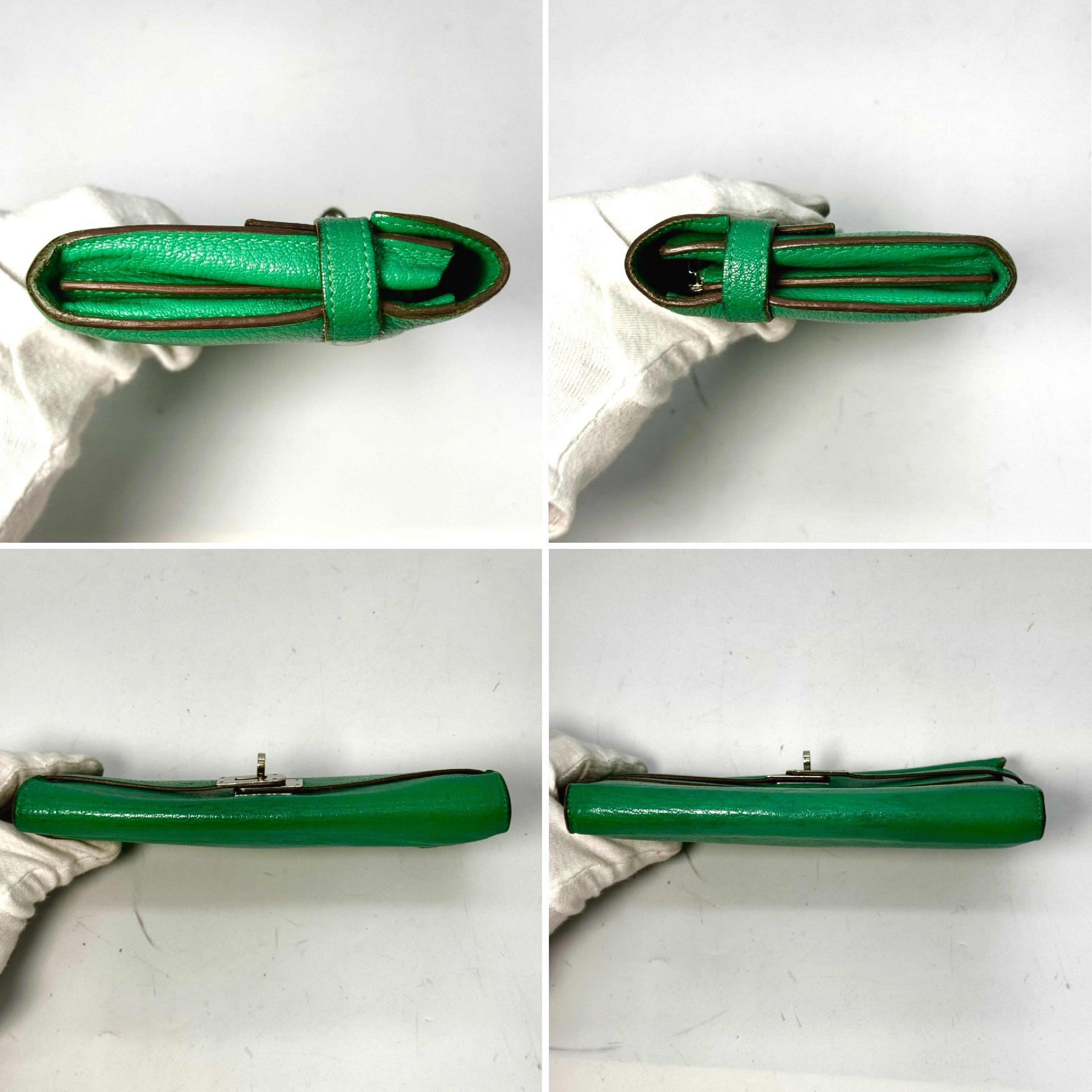 Kelly Wallet Leather Wallet Green — view 7