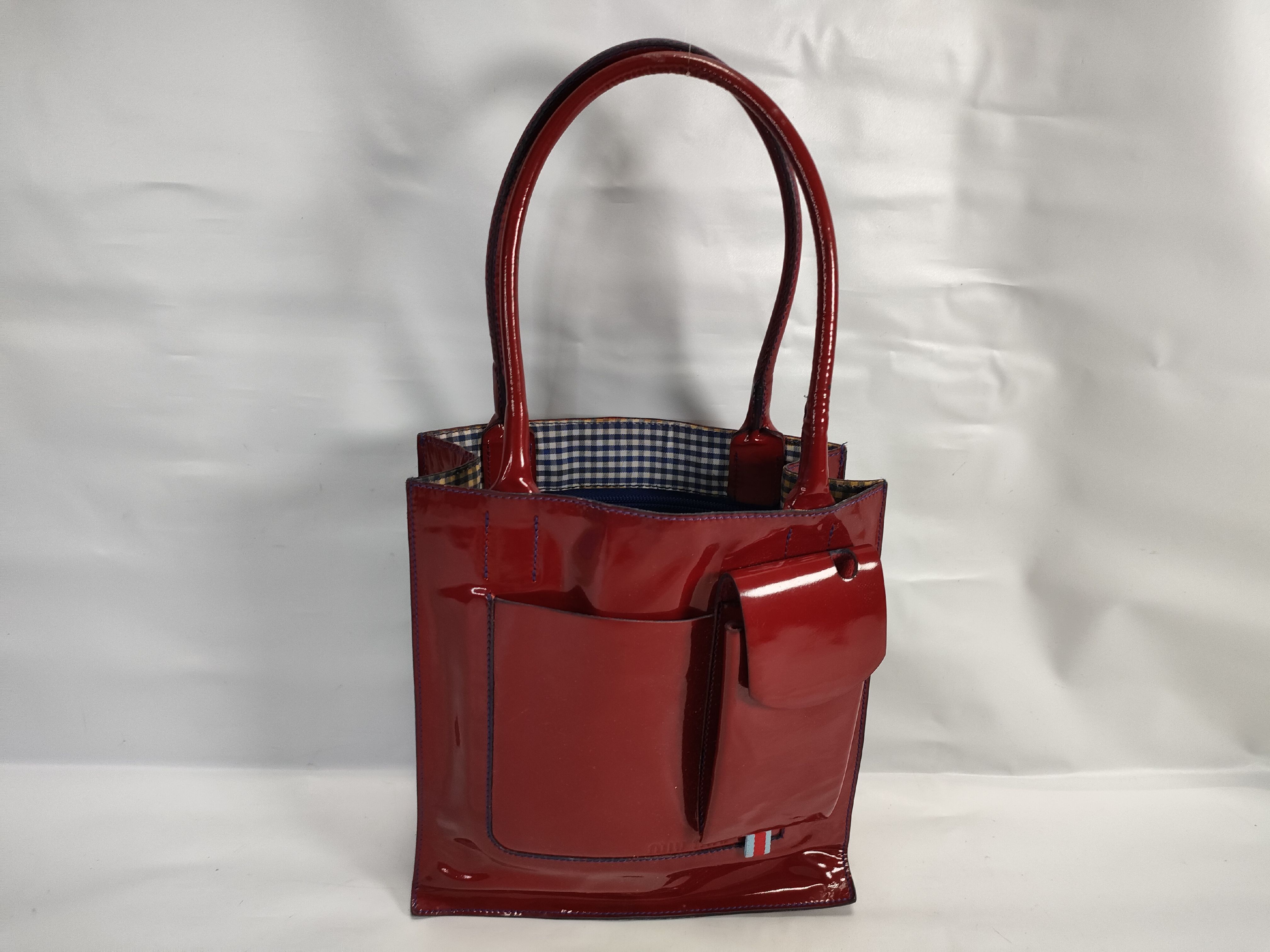 enamel tote bag