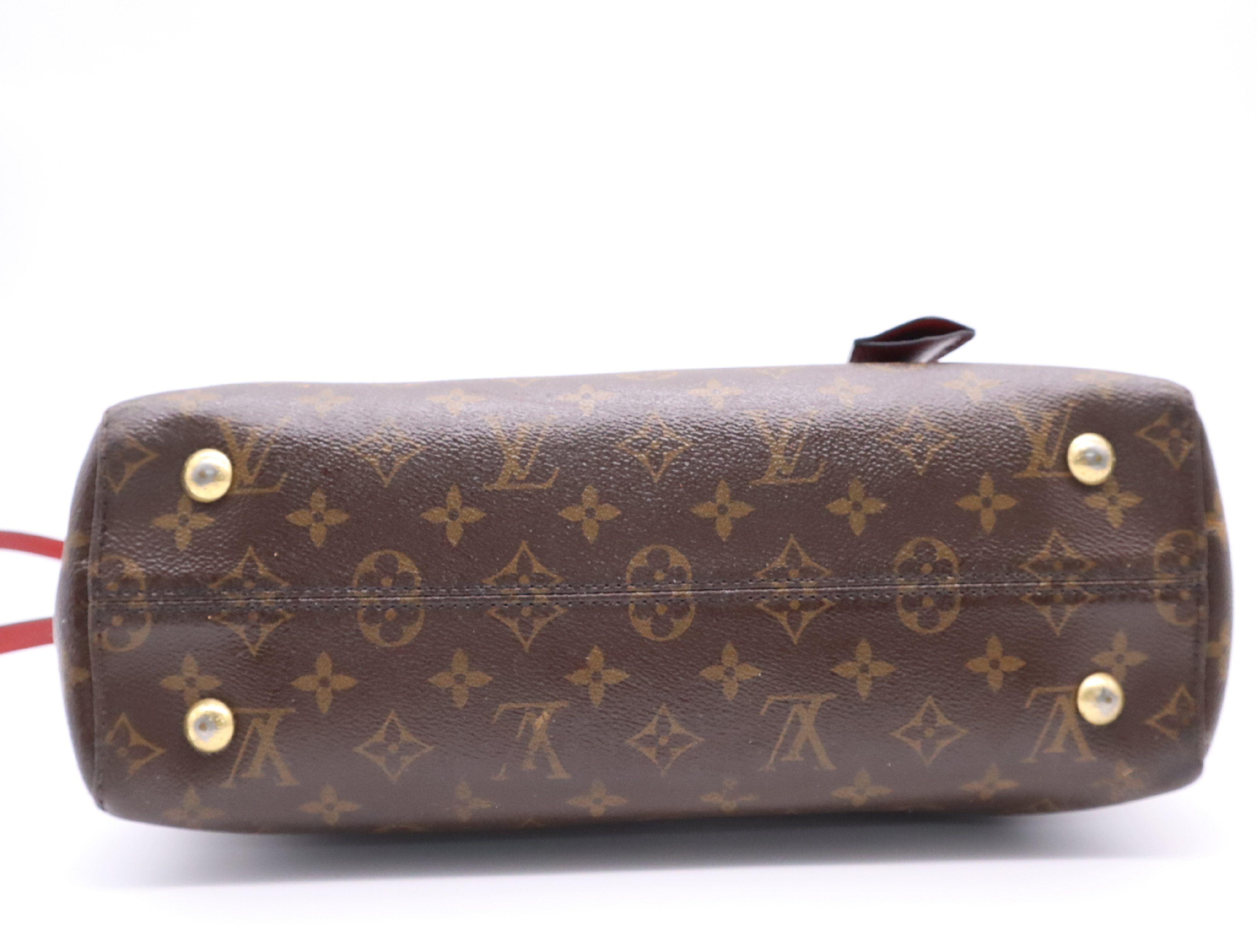M41738 Monogram Venus Cerise Handbag with Shoulder Strap, Padlock, 2 Keys, and Clochette — view 4