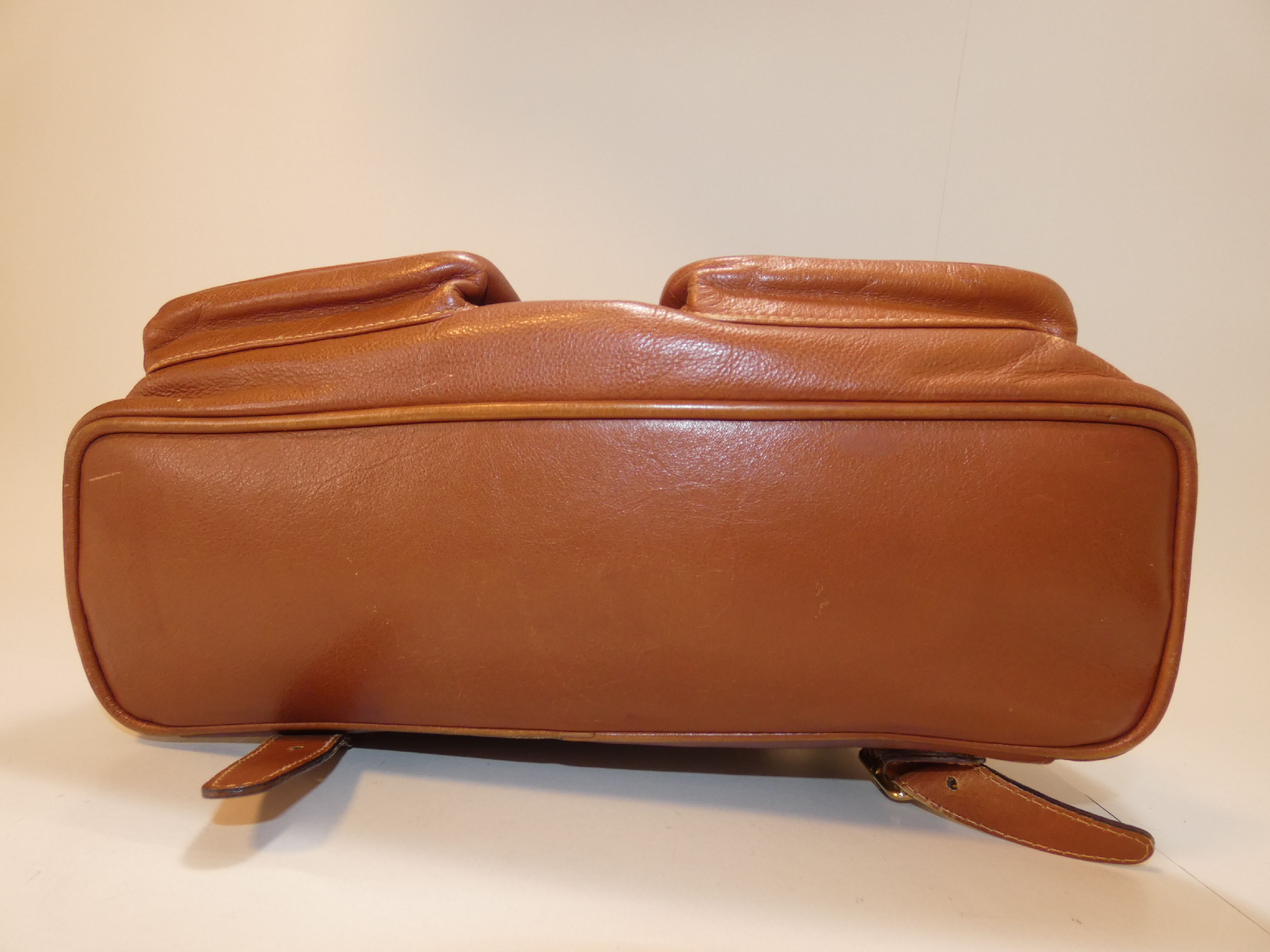 Bamboo Leather Brown Backpack — view 5