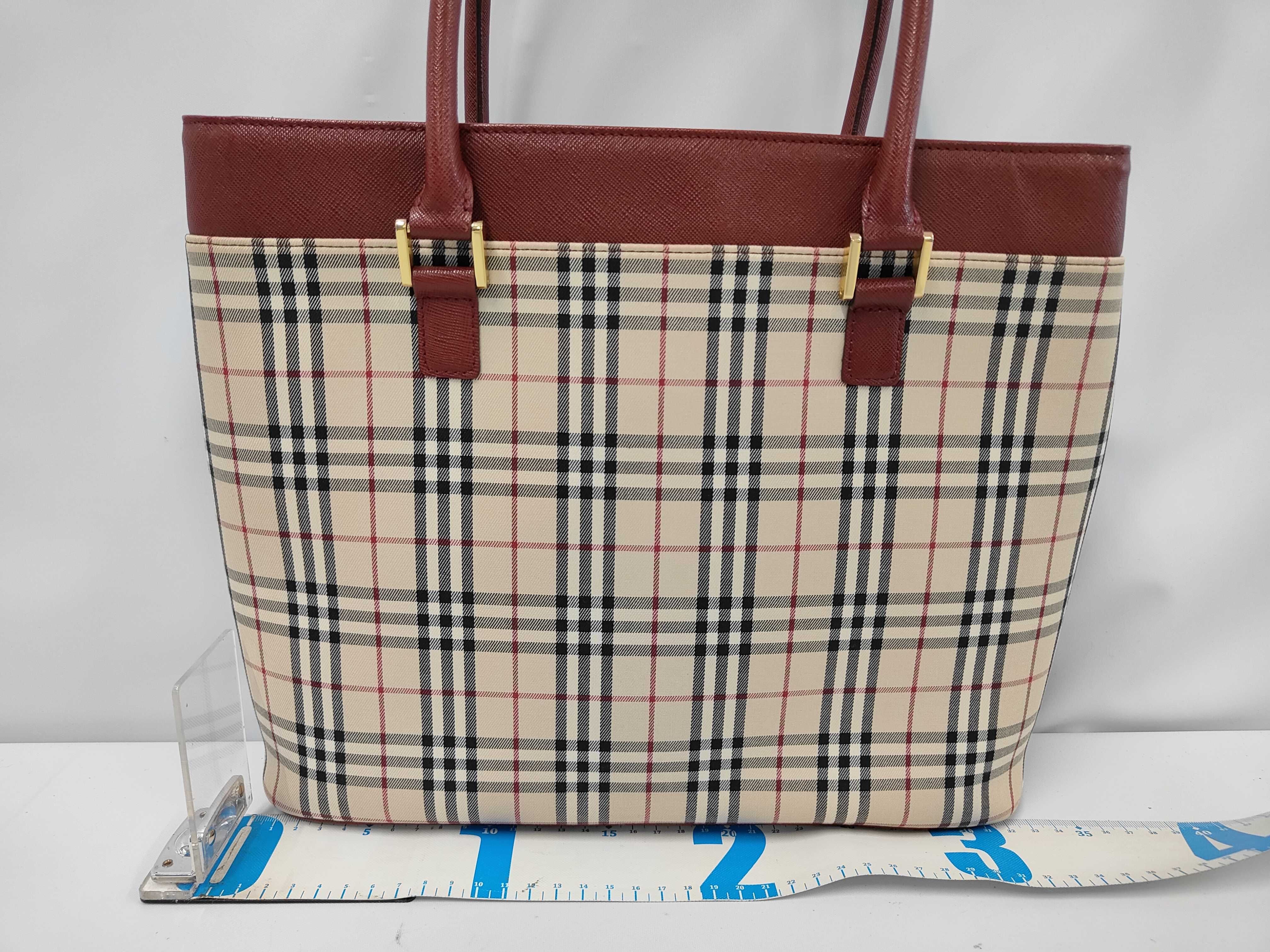 Nova Check Tote Bag — view 2