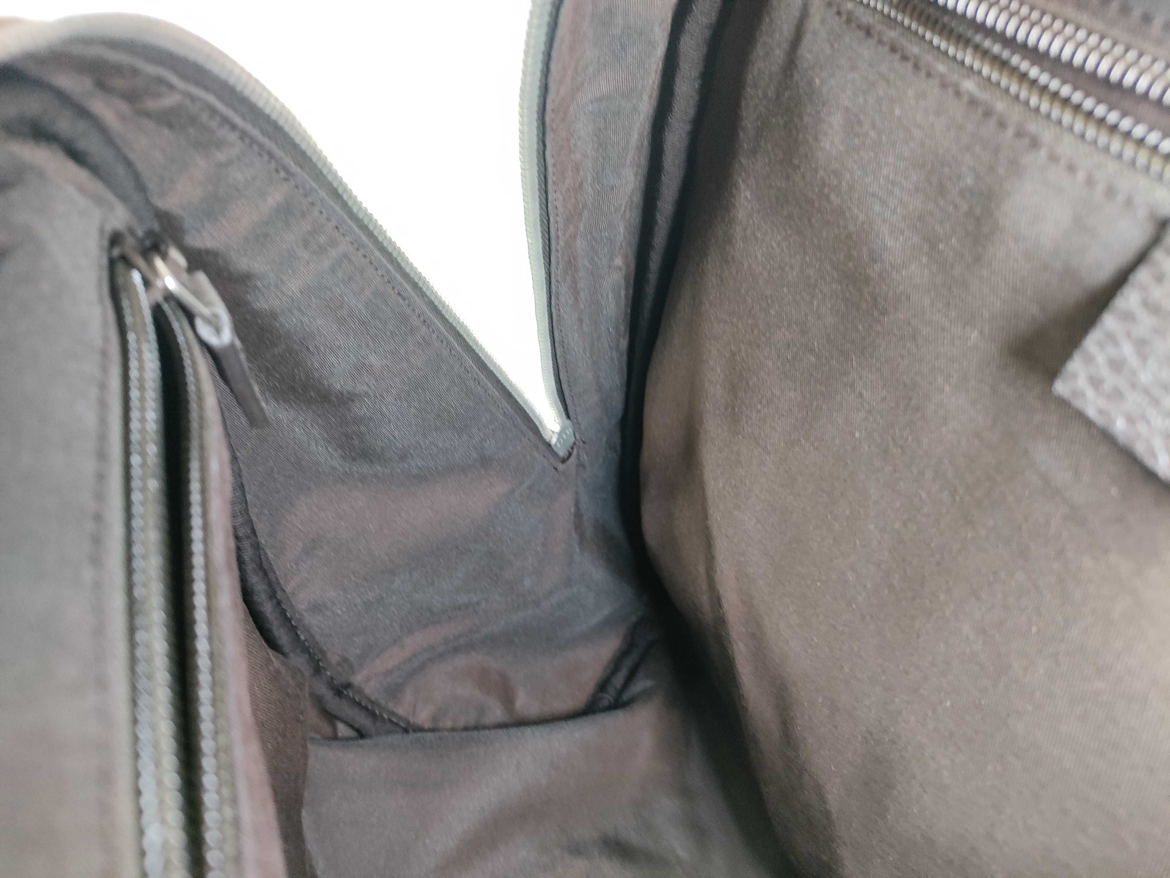 GG Canvas Guccissima Ebony Monogram Canvas Medium Rucksack — view 12