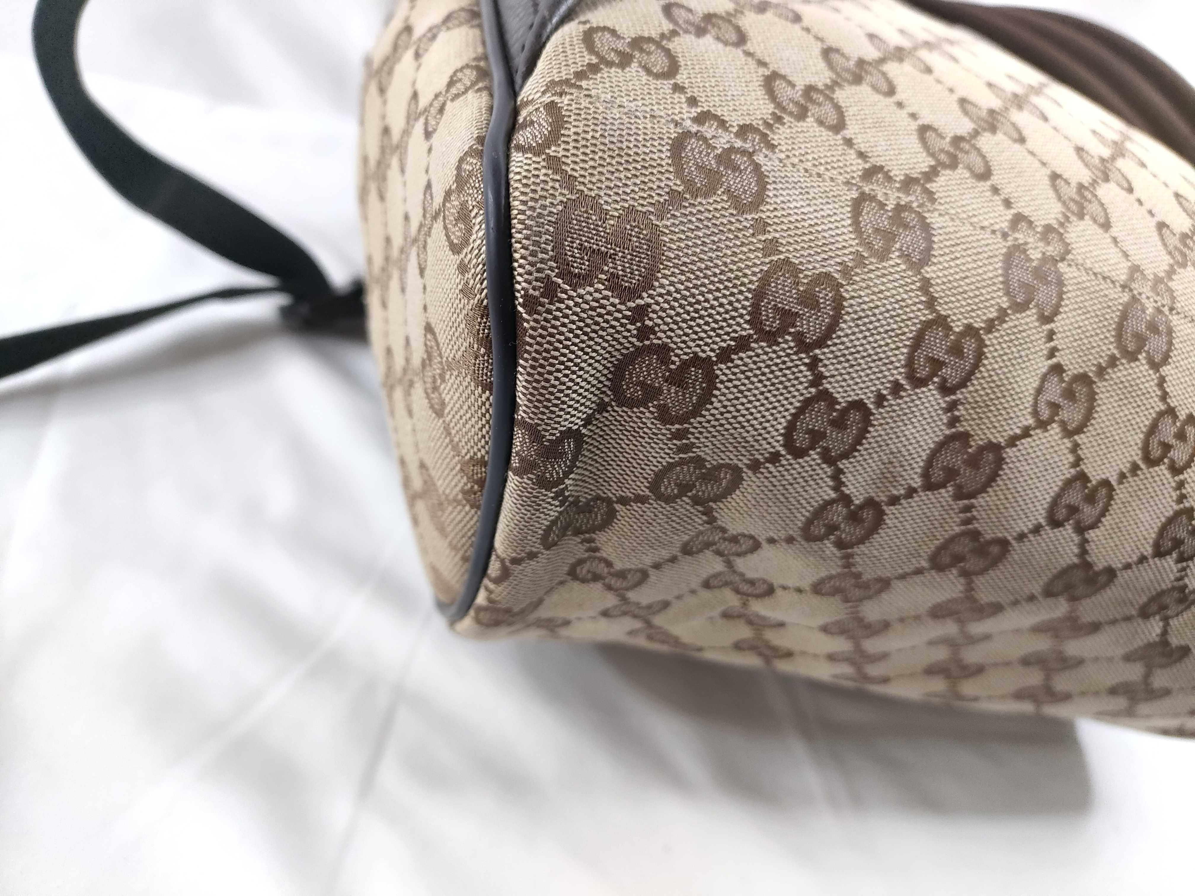 GG Canvas Guccissima Ebony Monogram Canvas Medium Rucksack — view 3