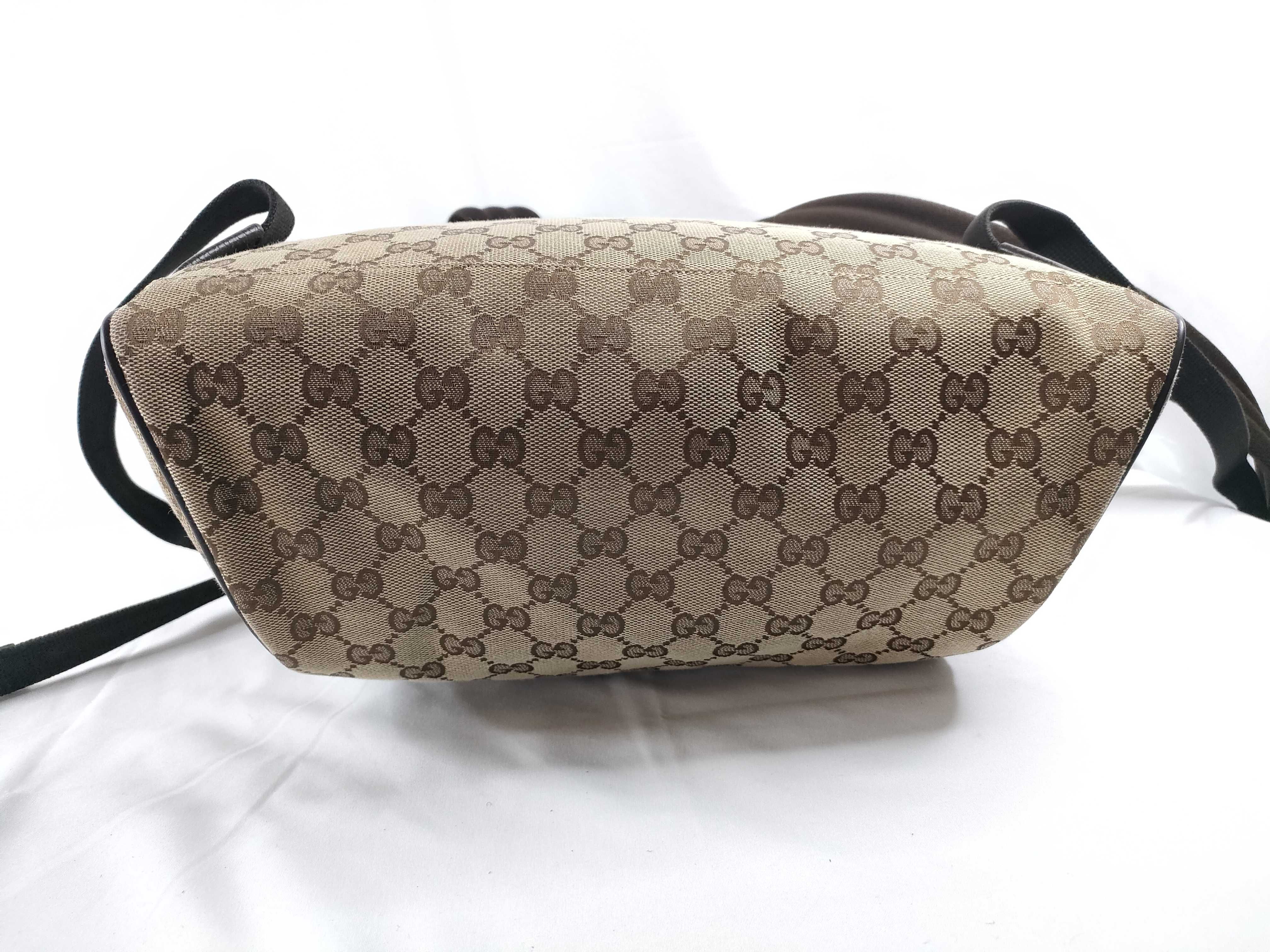 GG Canvas Guccissima Ebony Monogram Canvas Medium Rucksack — view 4