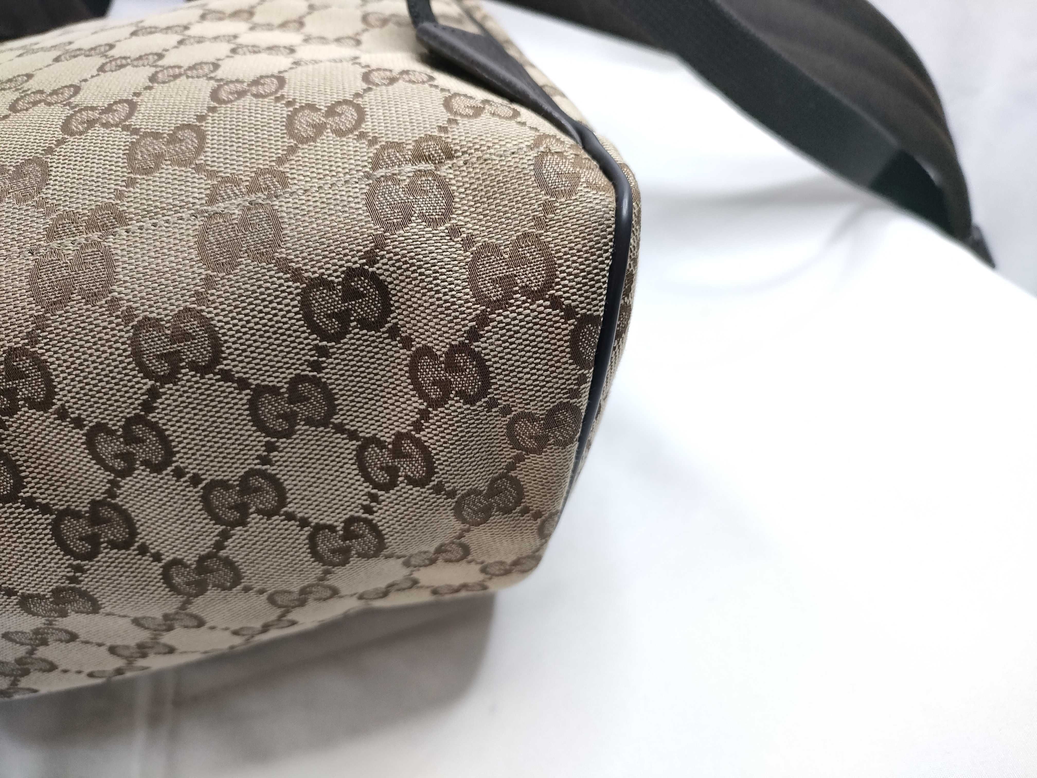 GG Canvas Guccissima Ebony Monogram Canvas Medium Rucksack — view 5