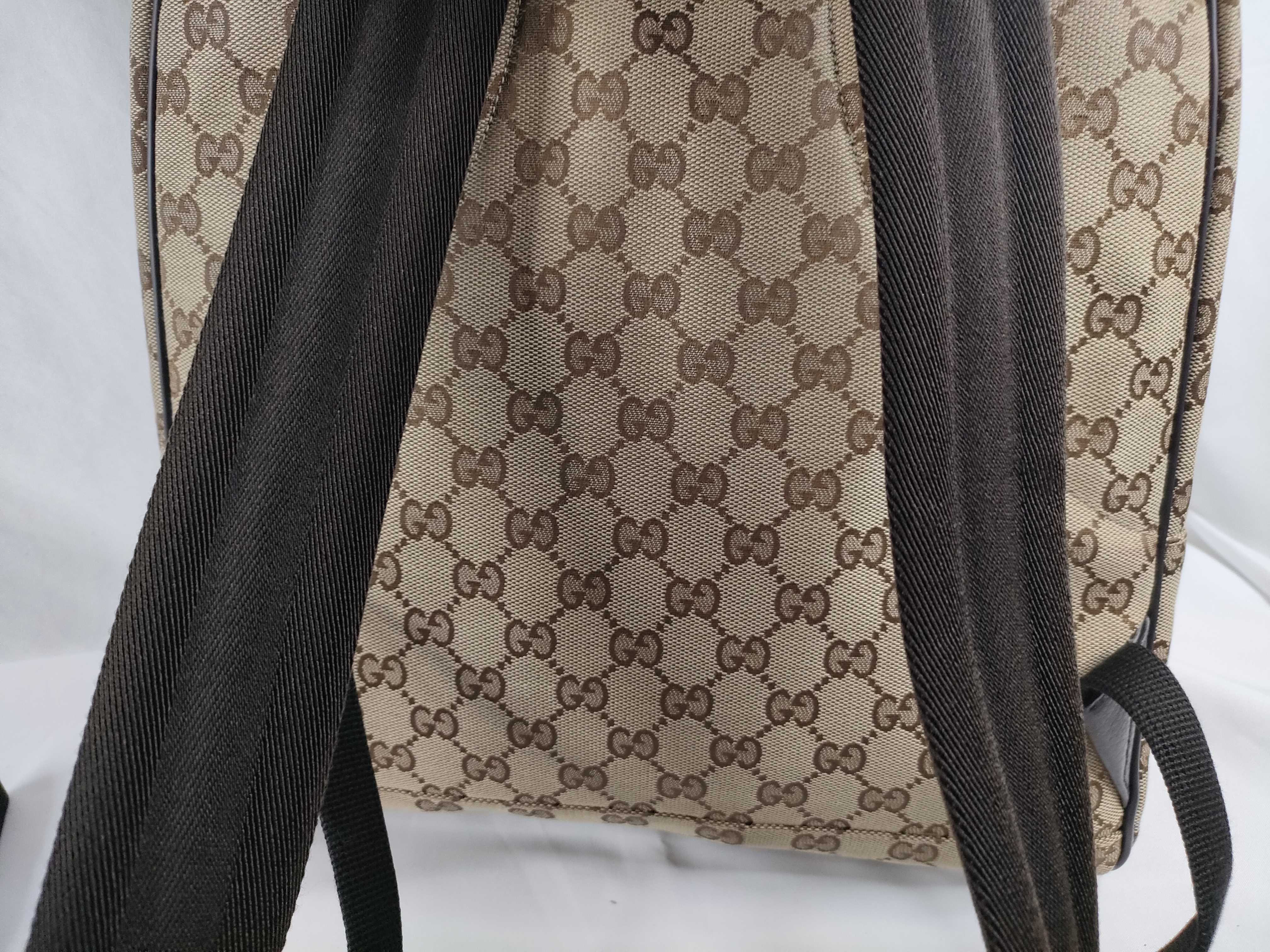 GG Canvas Guccissima Ebony Monogram Canvas Medium Rucksack — view 7