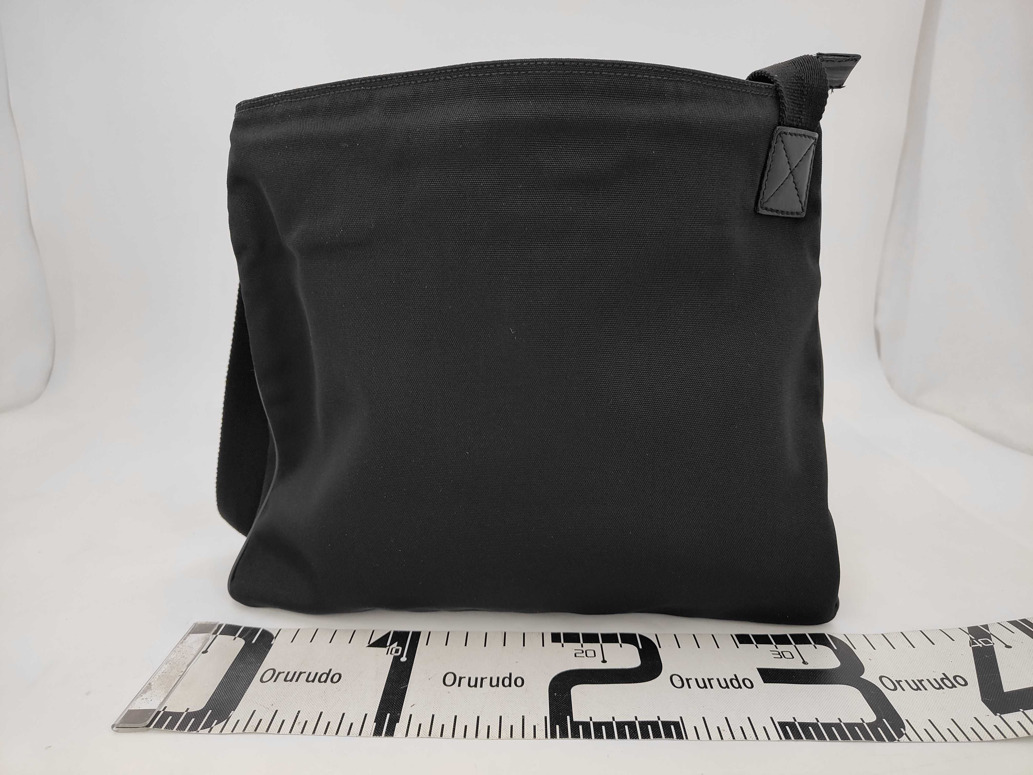 Shoulder Bag, Nylon, Black, 141198 — view 2