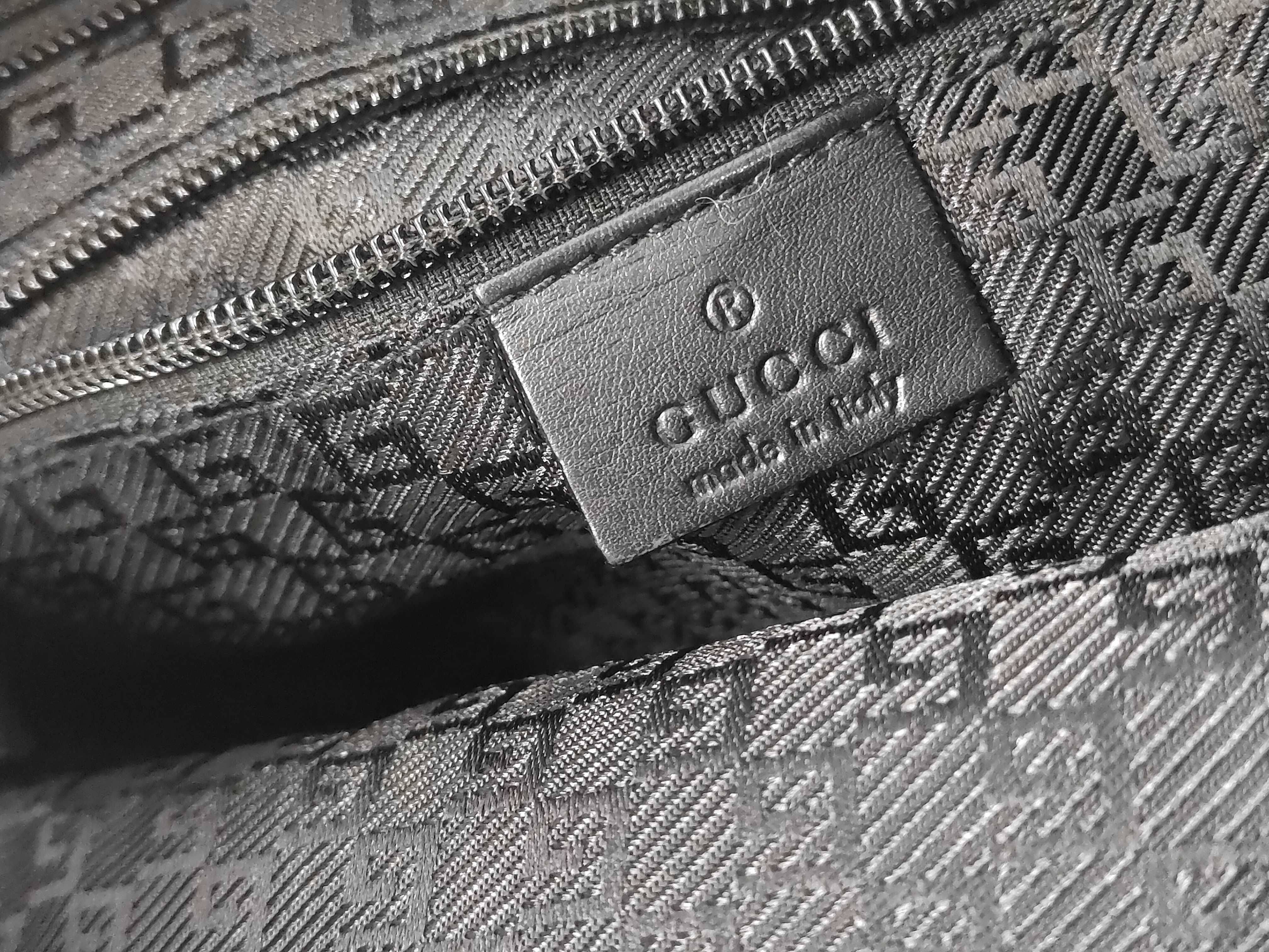 Shoulder Bag, Nylon, Black, 141198 — view 9
