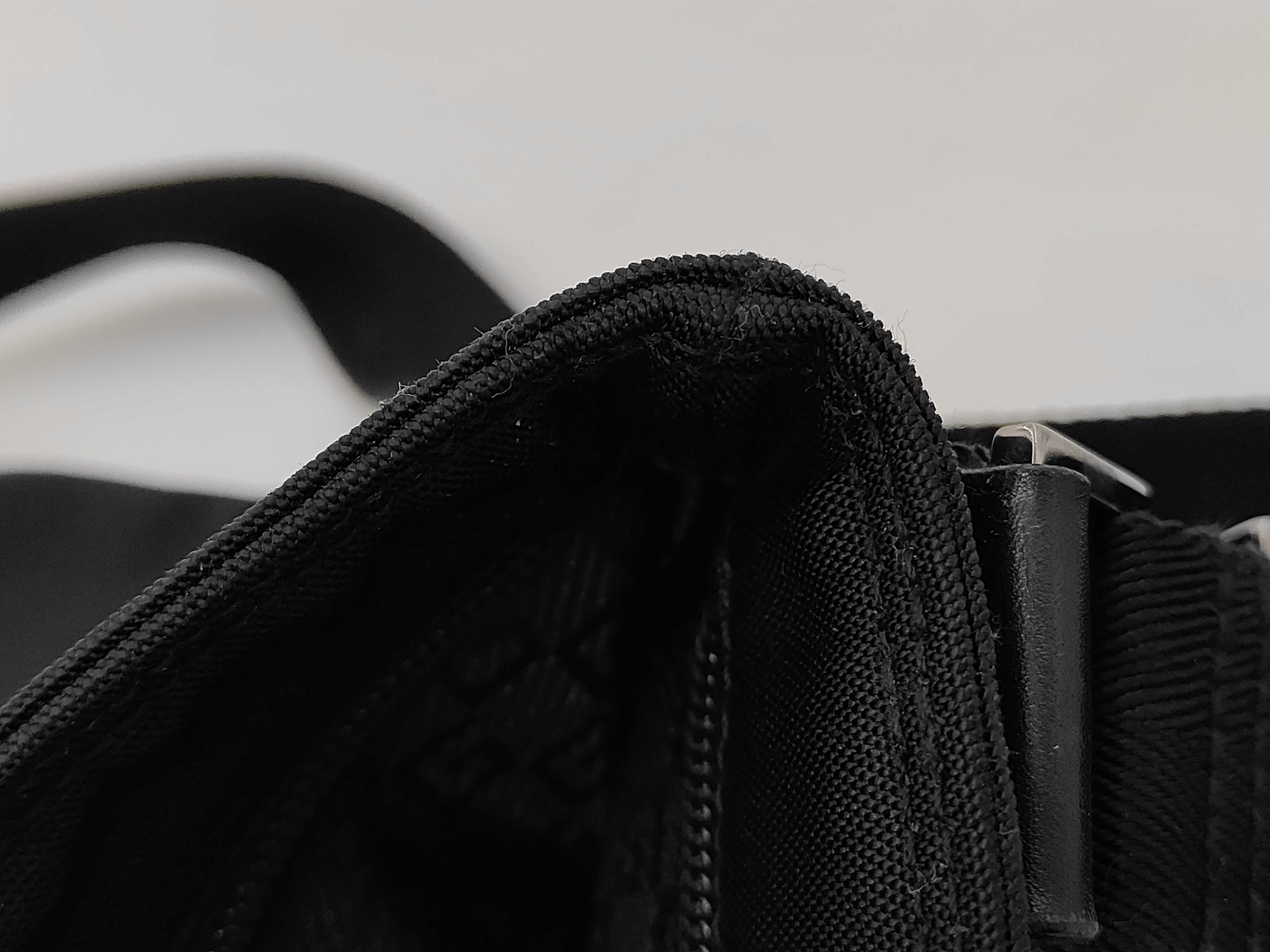 Shoulder Bag, Nylon, Black, 141198 — view 10