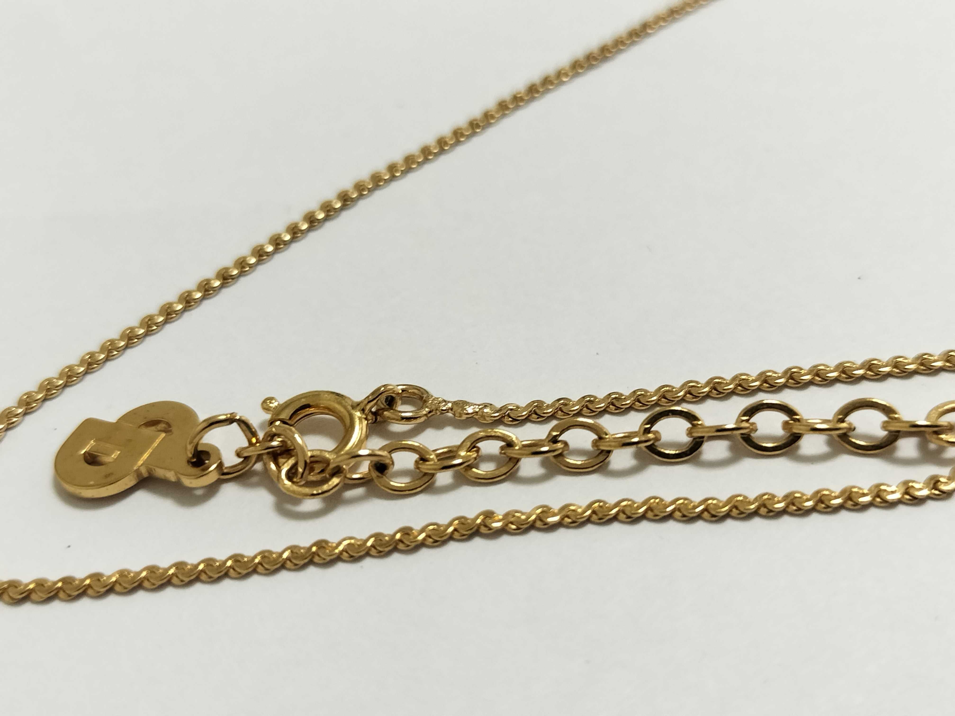 CD Logo Necklace with Rhinestones — view 10