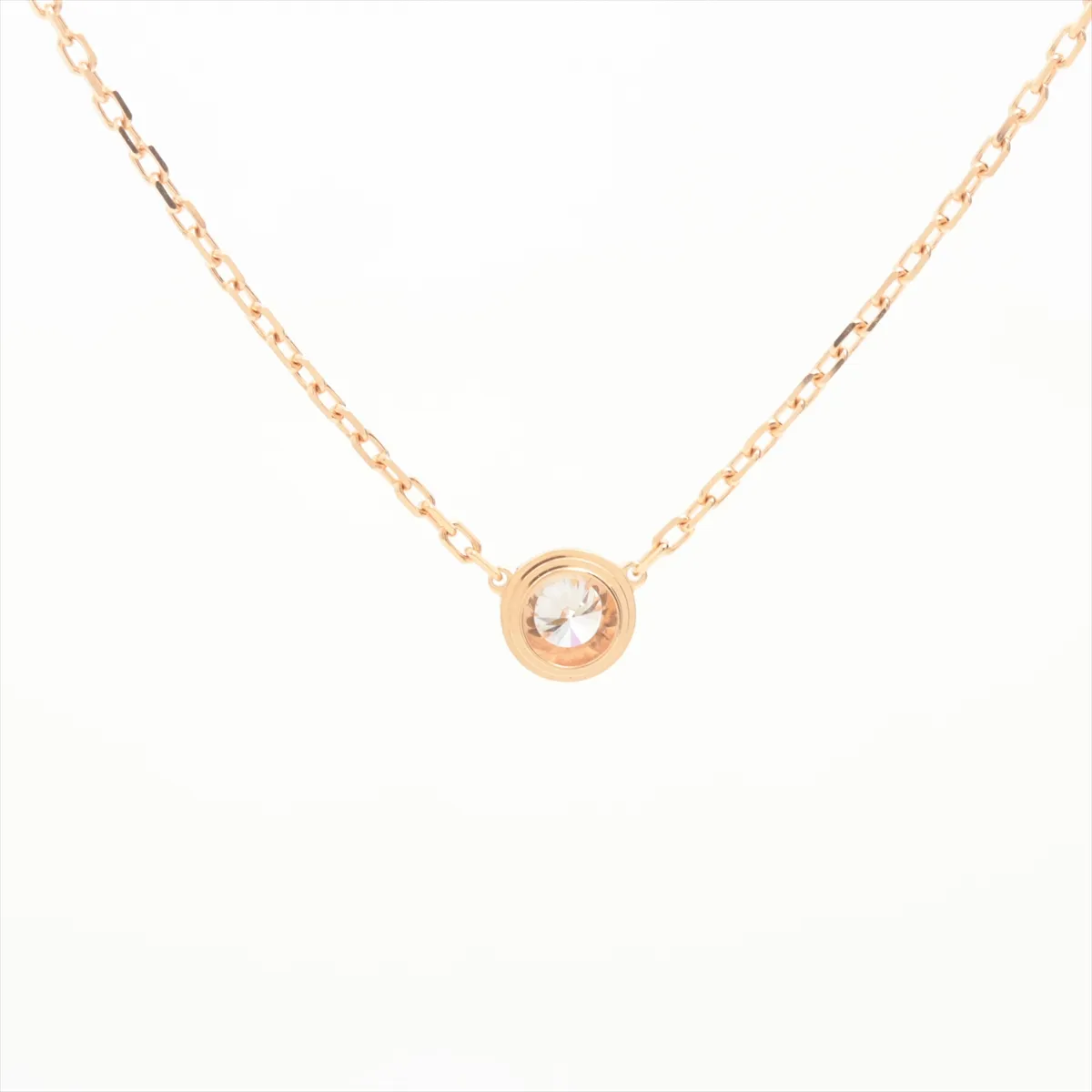 Damour LM Diamond Necklace, 750 (PG), 2.9g, YNA874 — view 2