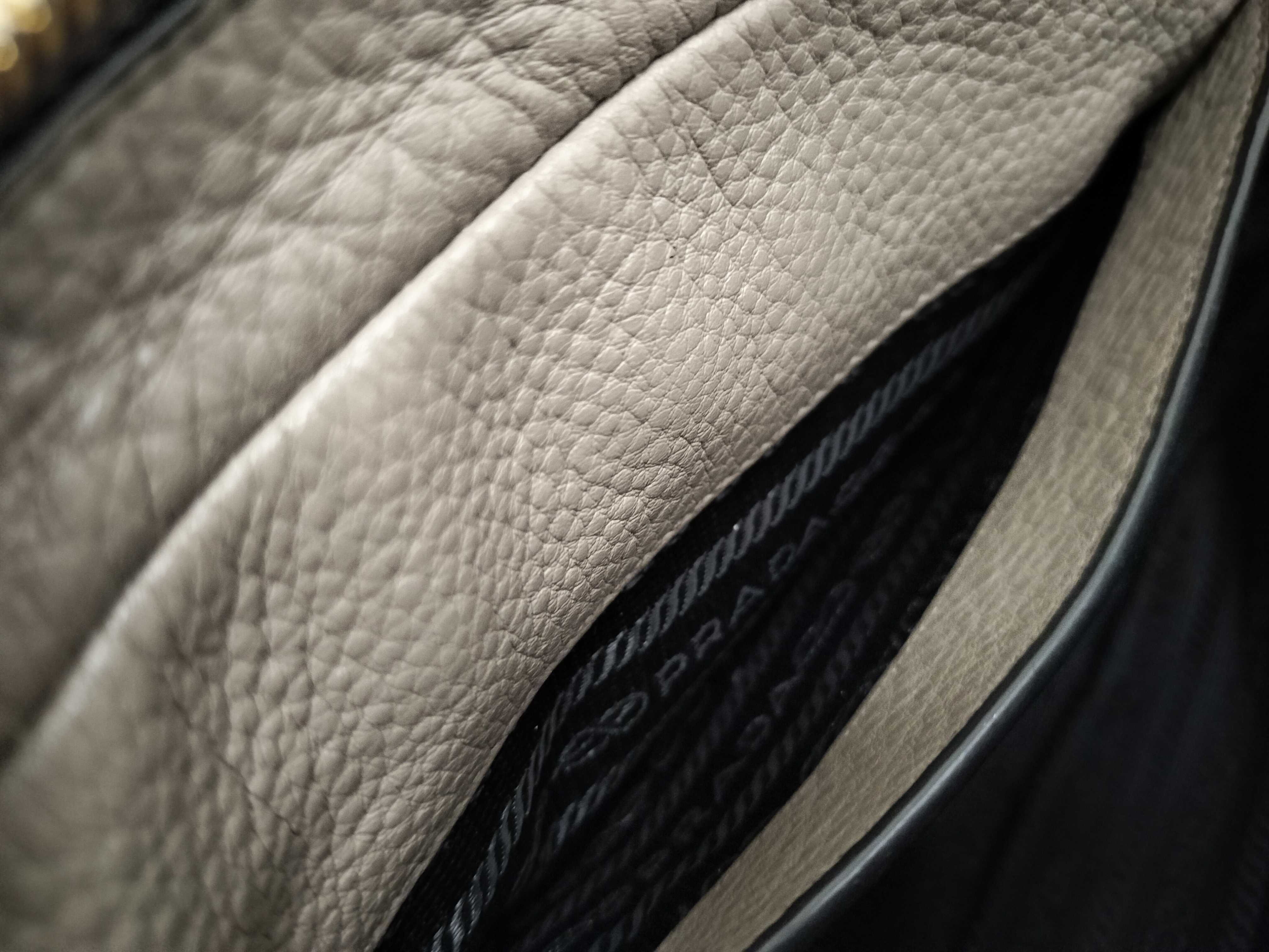 Shoulder Bag Leather Gray Shoulder Bag — view 12