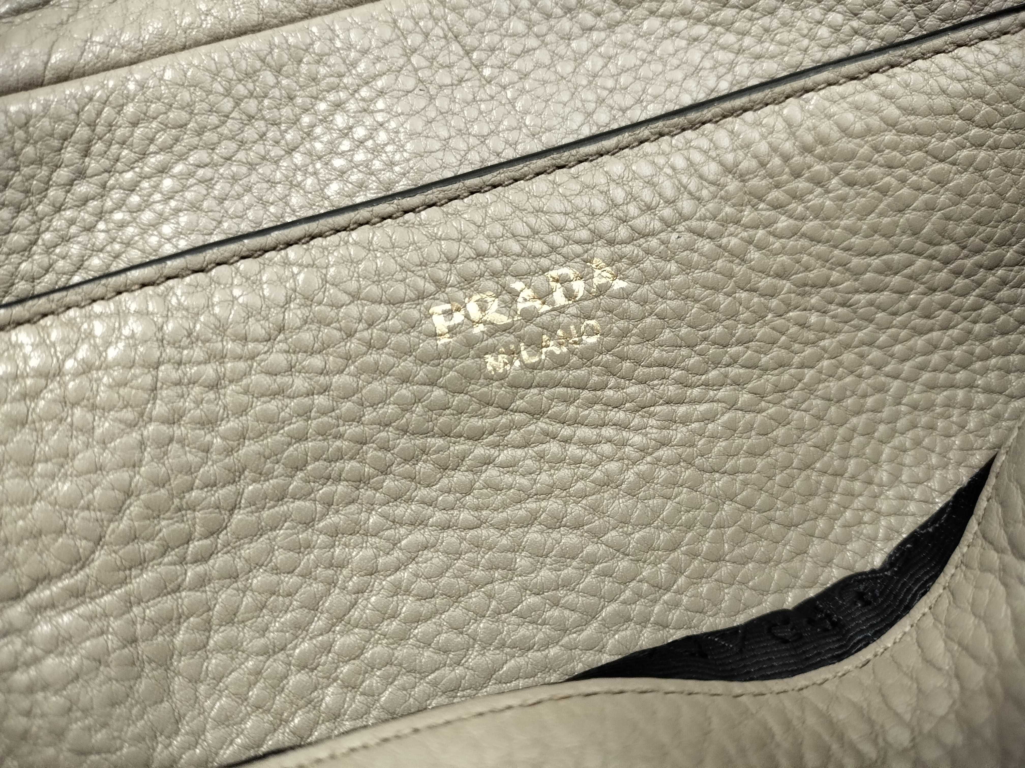 Shoulder Bag Leather Gray Shoulder Bag — view 13