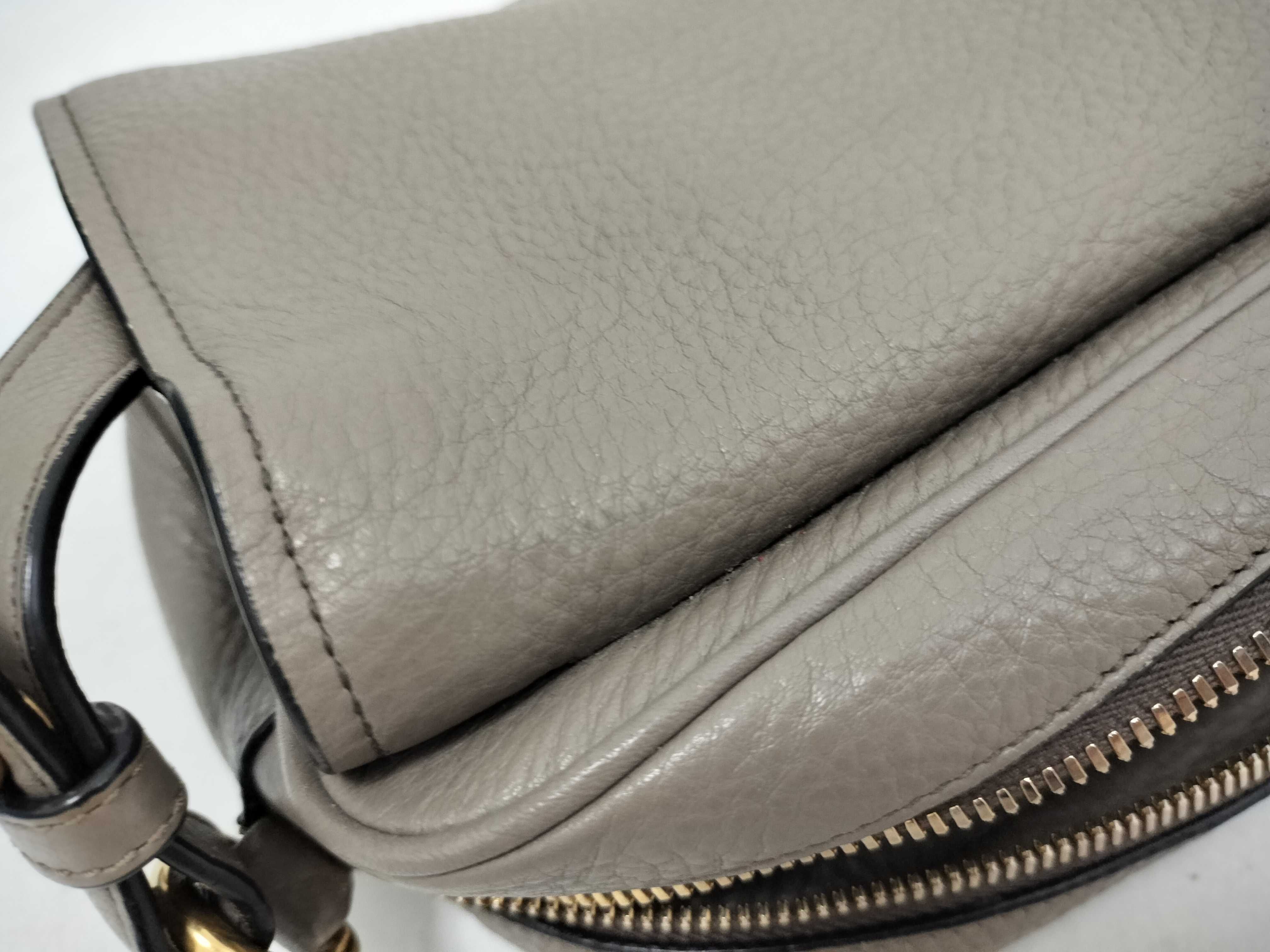 Shoulder Bag Leather Gray Shoulder Bag — view 15