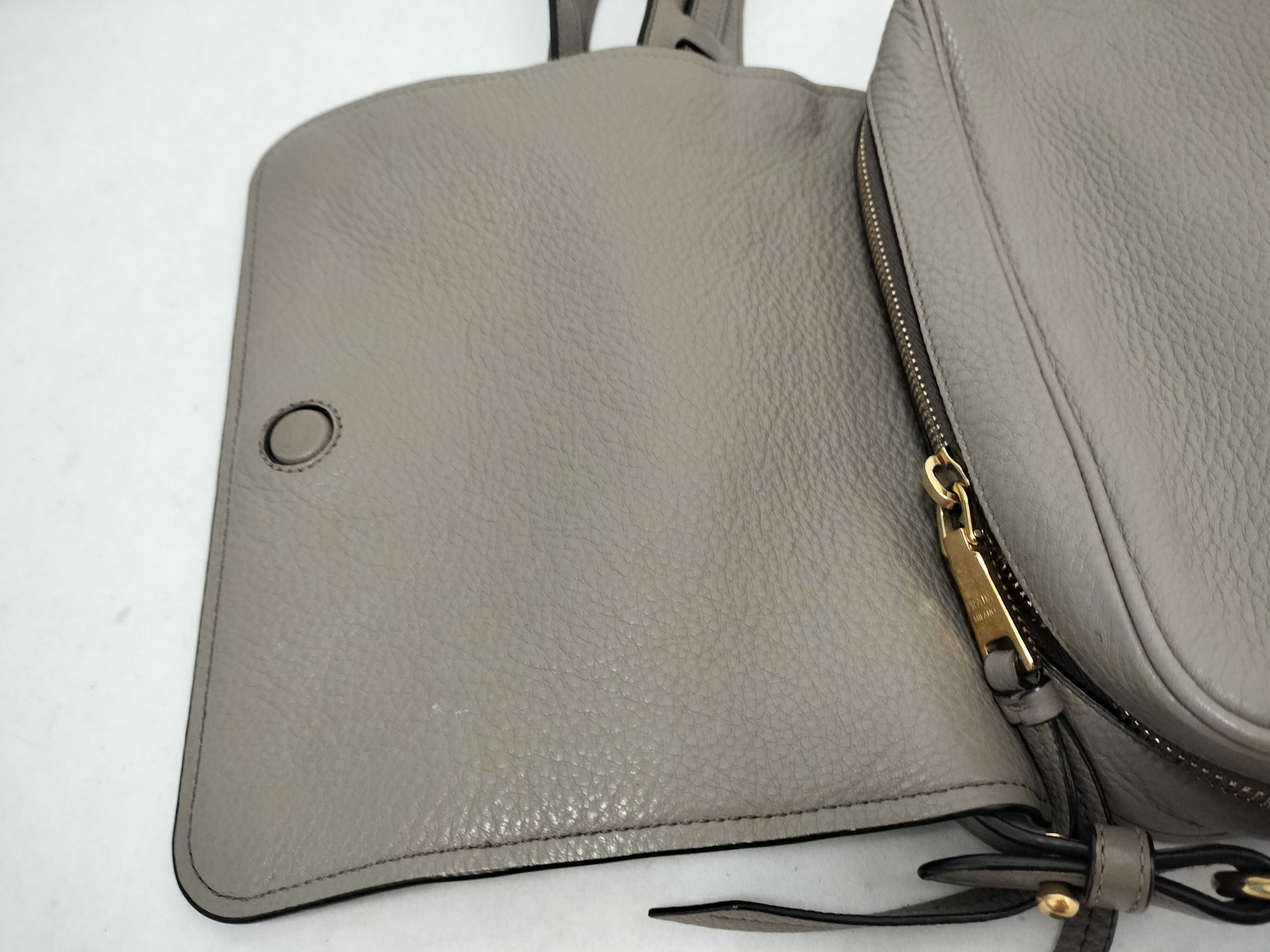 Shoulder Bag Leather Gray Shoulder Bag — view 9