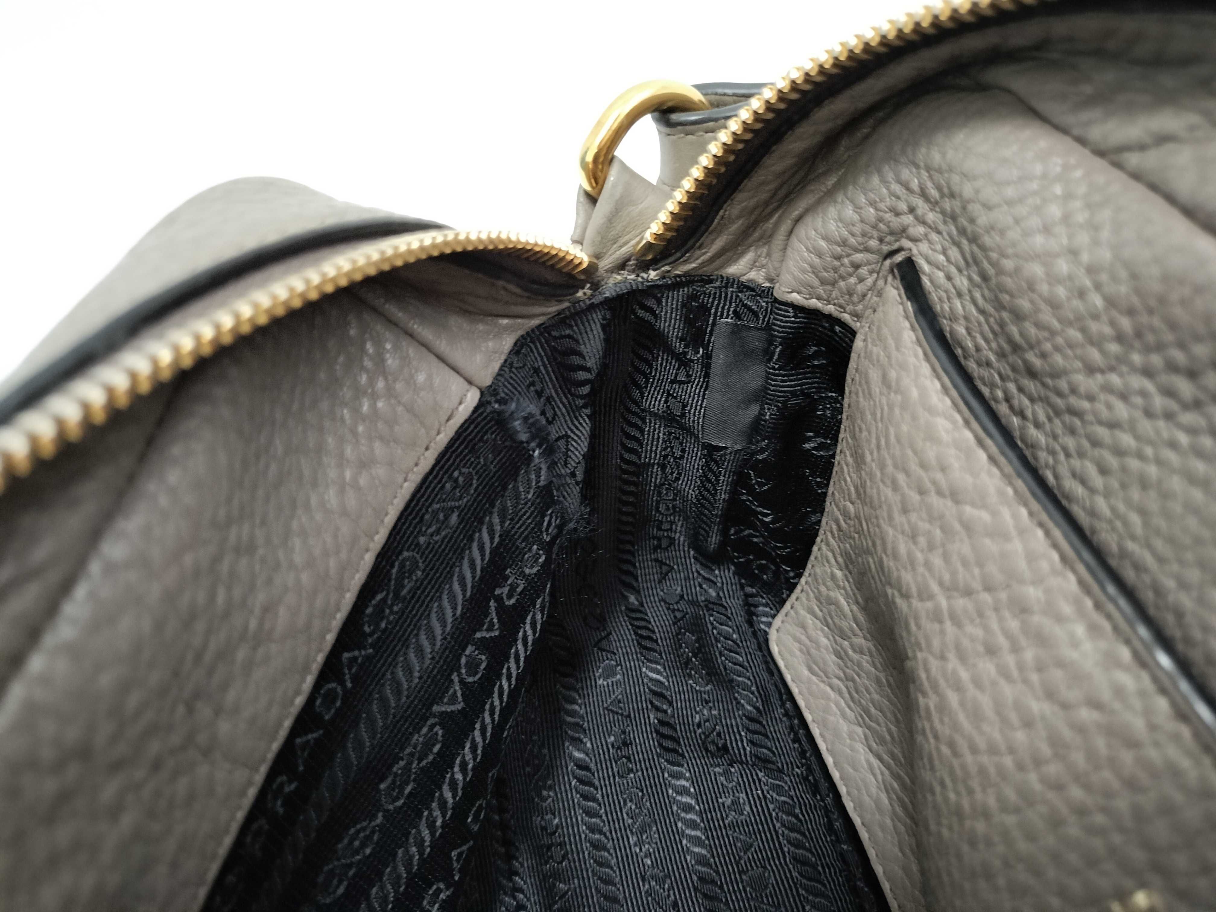 Shoulder Bag Leather Gray Shoulder Bag — view 10