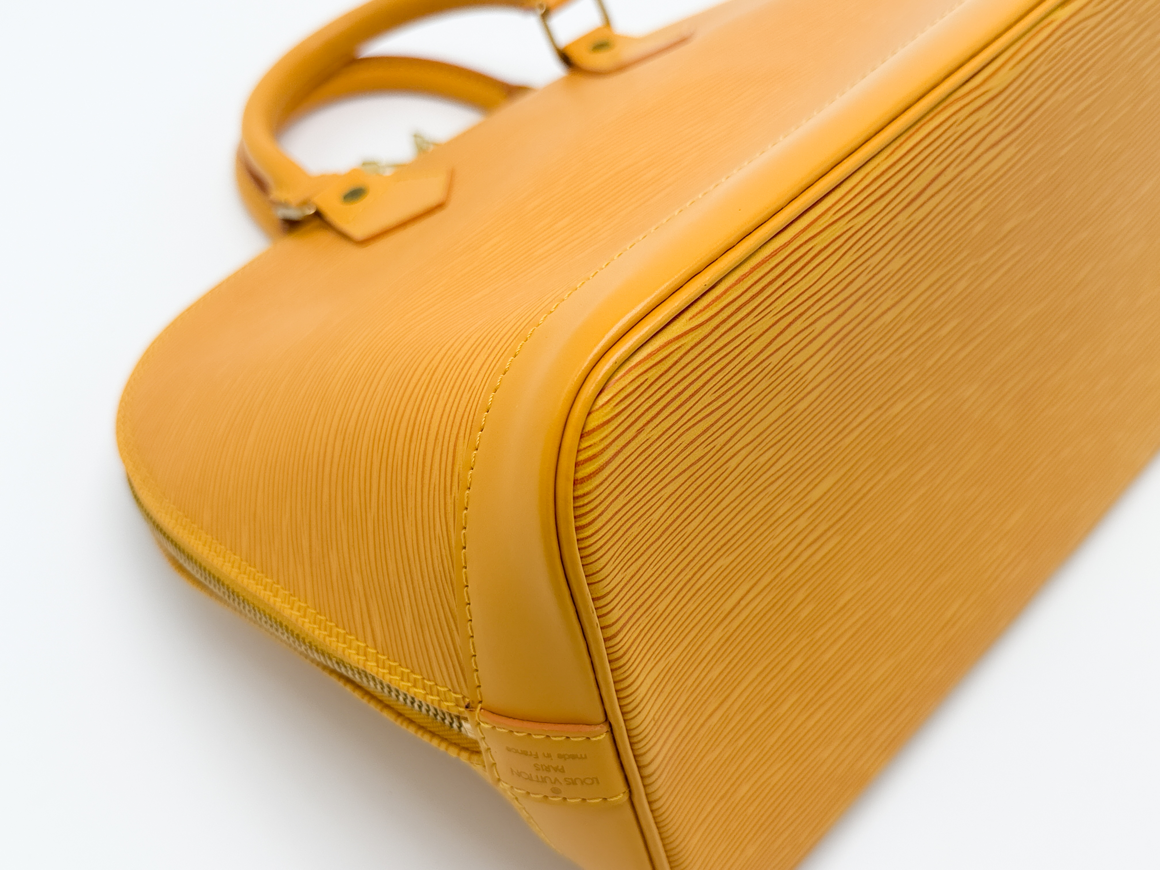 Epi M52149 Alma PM Tassili Yellow Handbag — view 12