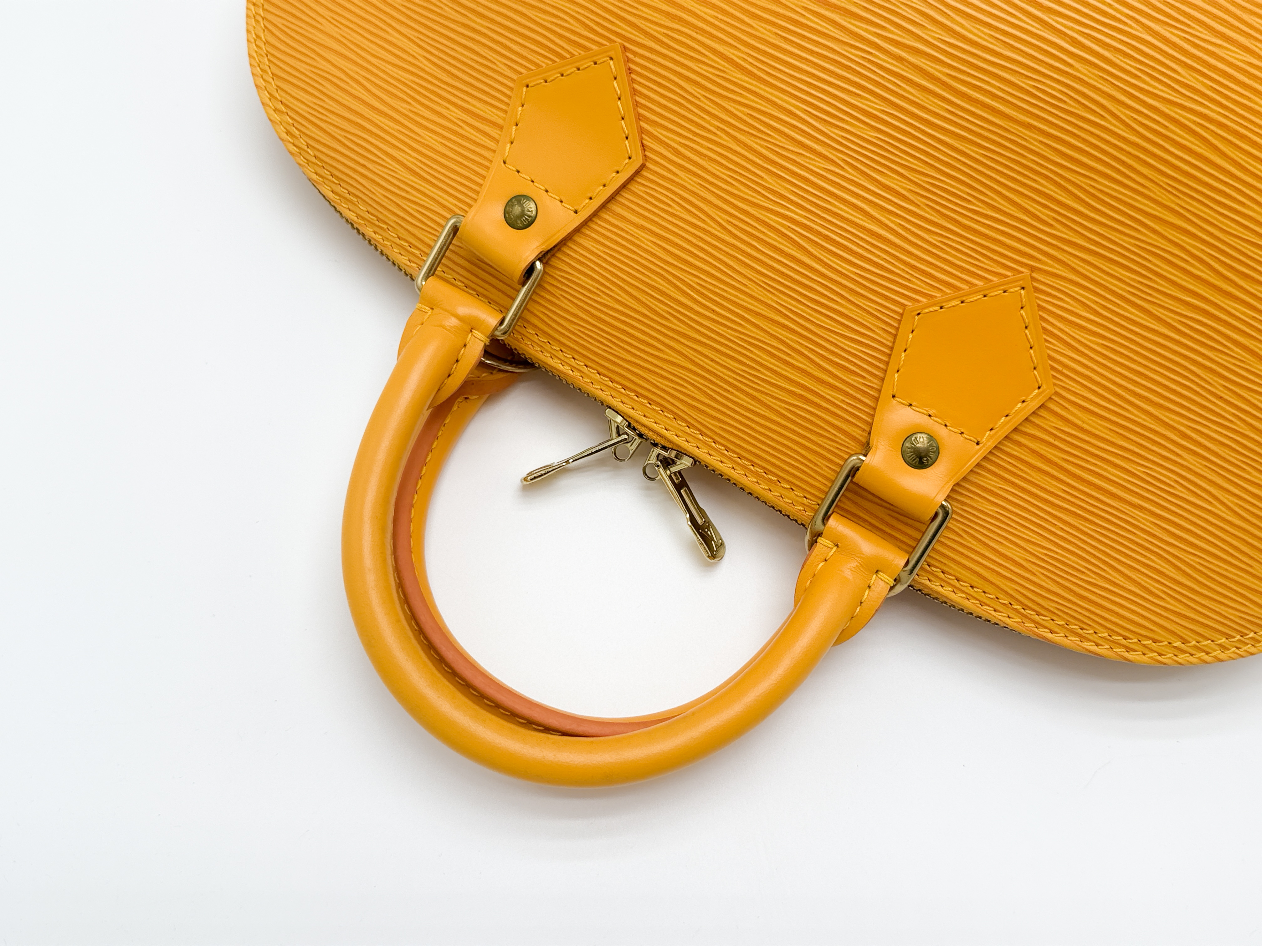 Epi M52149 Alma PM Tassili Yellow Handbag — view 3