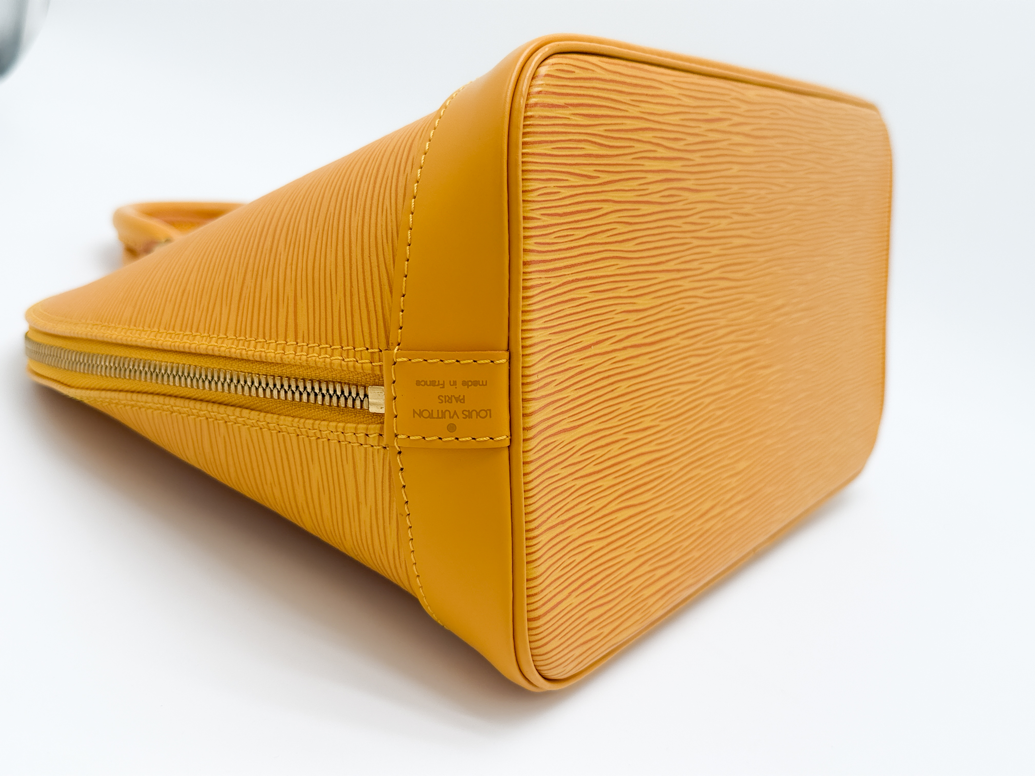 Epi M52149 Alma PM Tassili Yellow Handbag — view 5