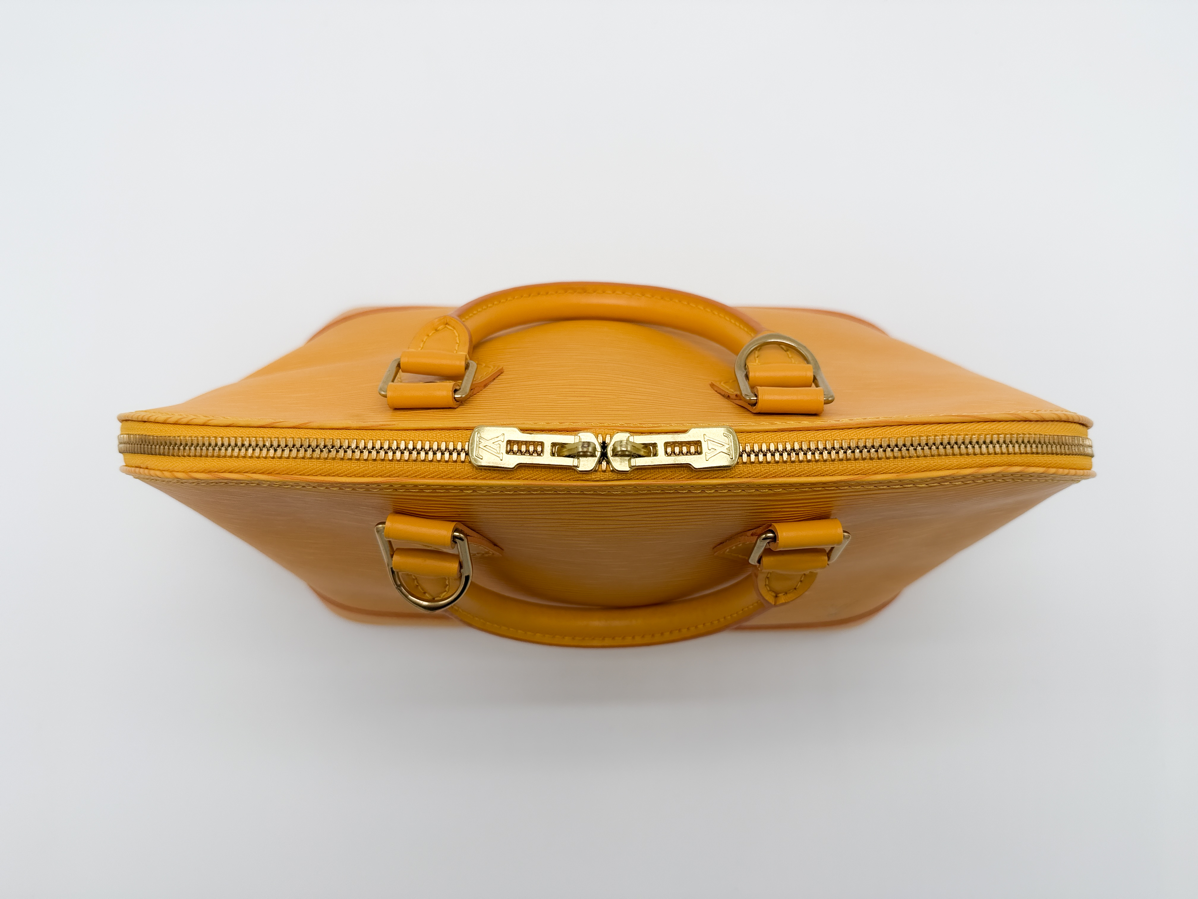 Epi M52149 Alma PM Tassili Yellow Handbag — view 8