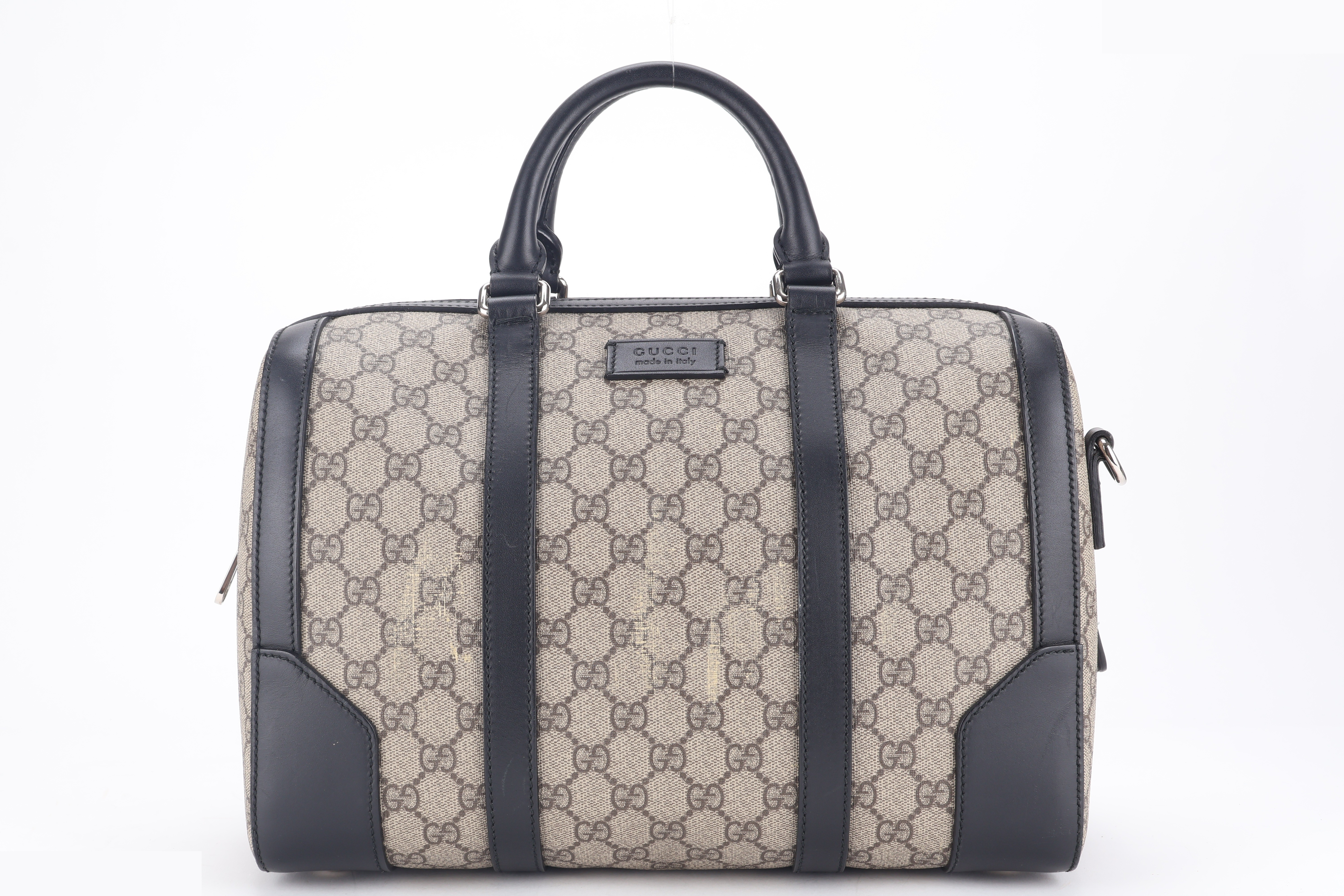 GG SUPREME DUFFLE BAG BEIGE SHW