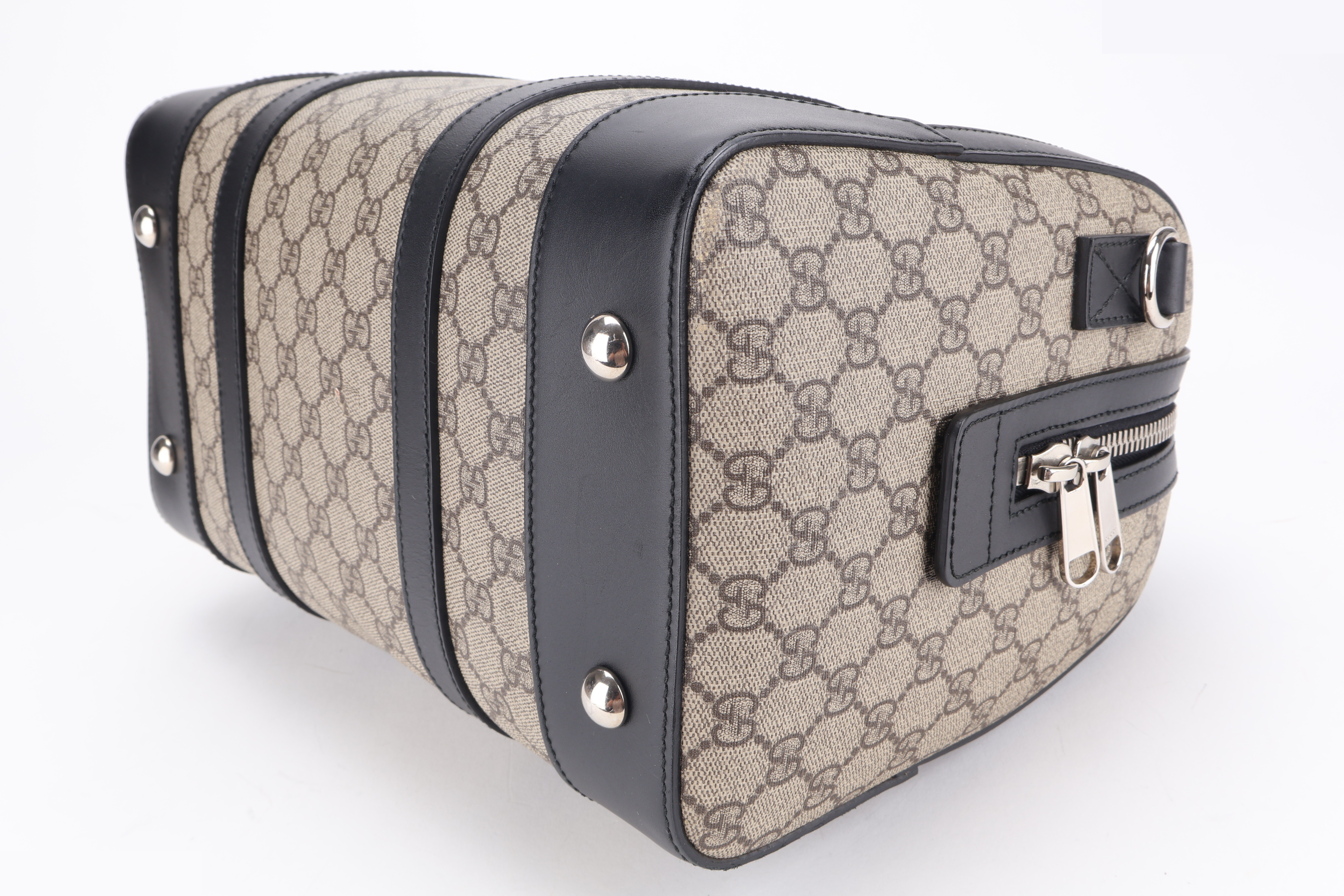 GG SUPREME DUFFLE BAG BEIGE SHW — view 4