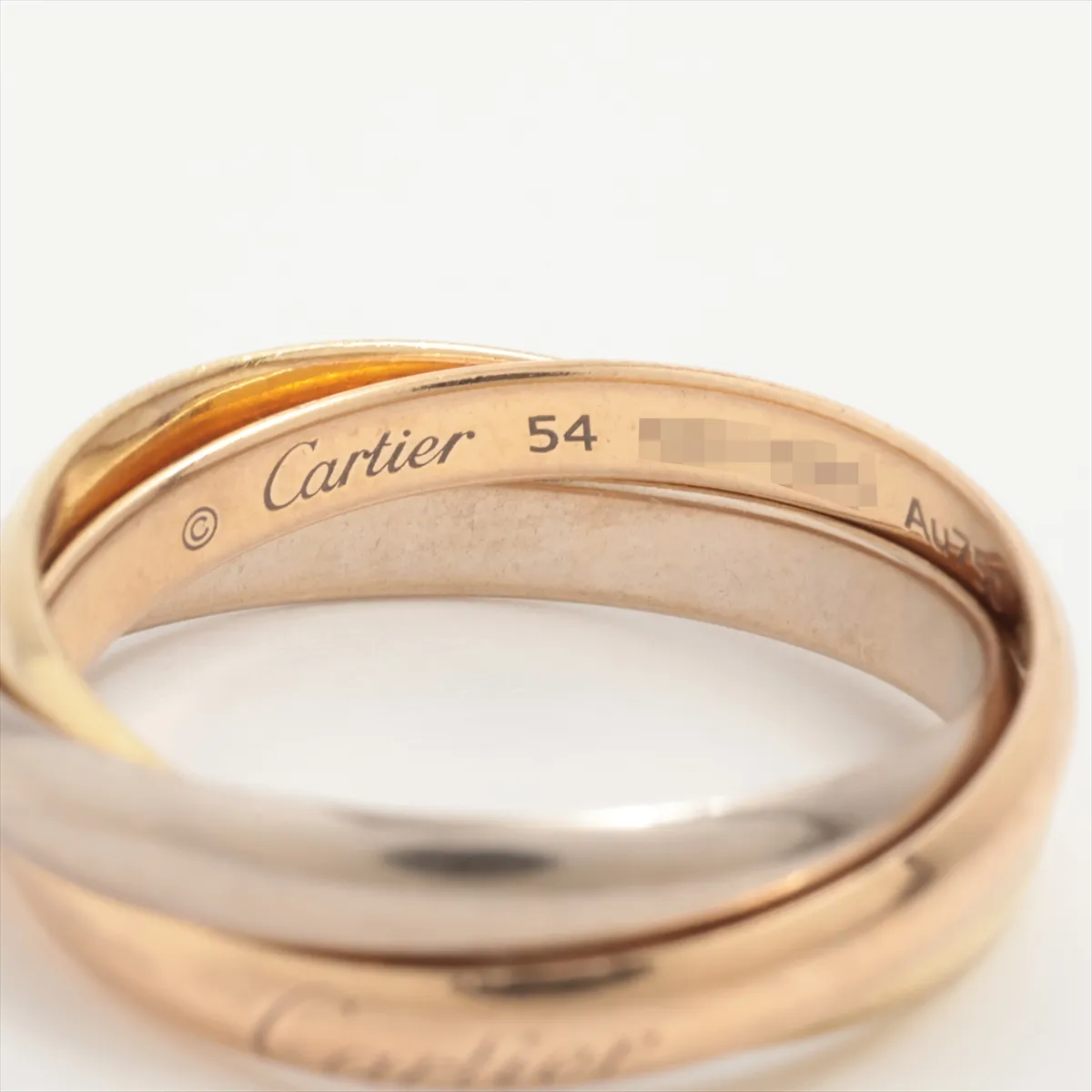 Trinity Ring 750 (YG x PG x WG) 5.4g 54 MCY695 — view 3