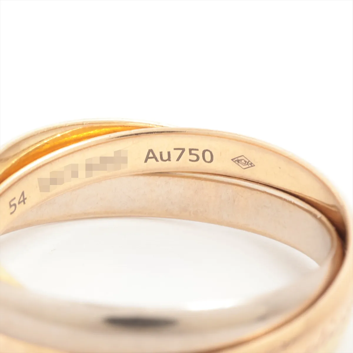 Trinity Ring 750 (YG x PG x WG) 5.4g 54 MCY695 — view 4