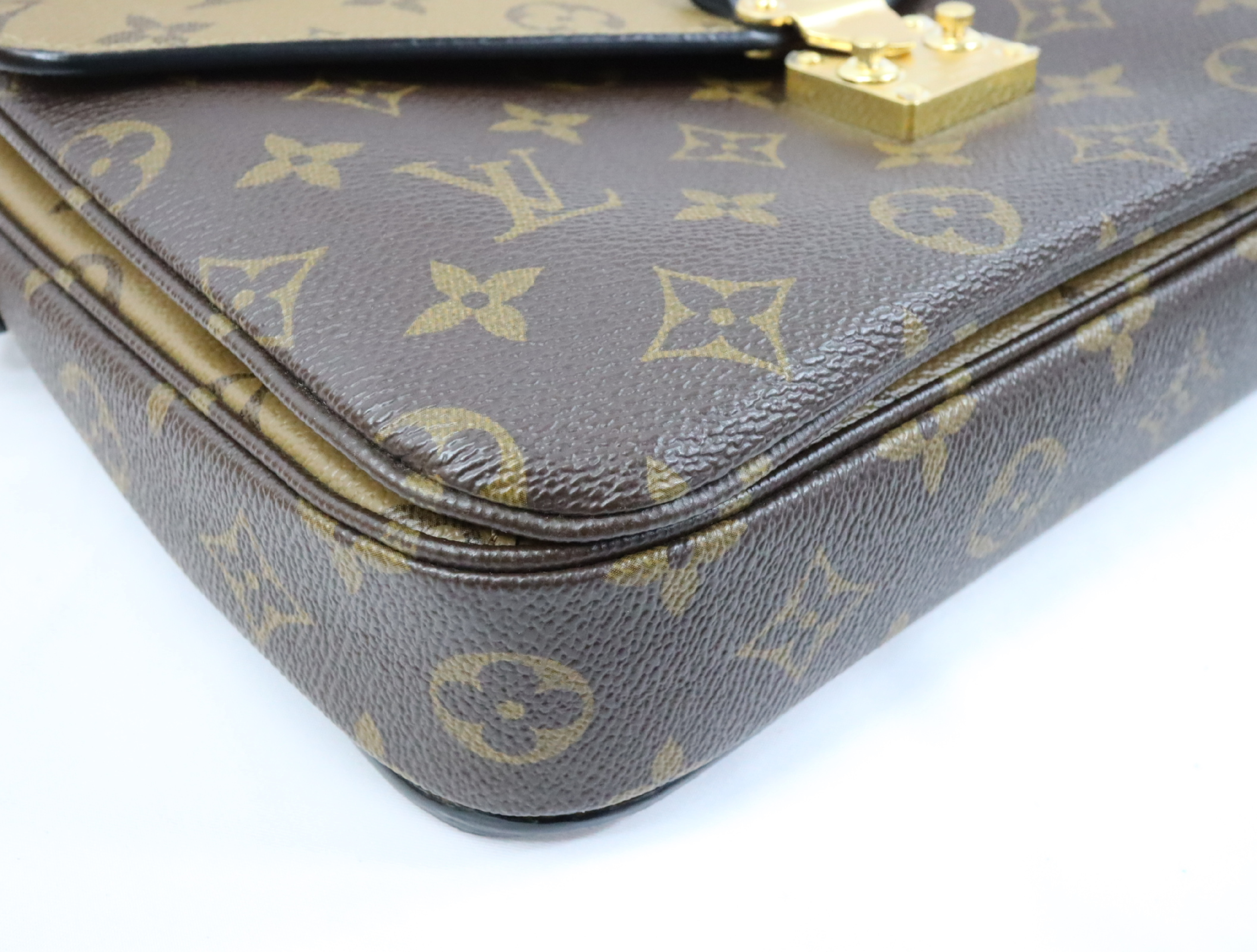 Monogram Reverse Pochette Metis MM M44876 Brown (RFID detected) Shoulder Bag — view 7