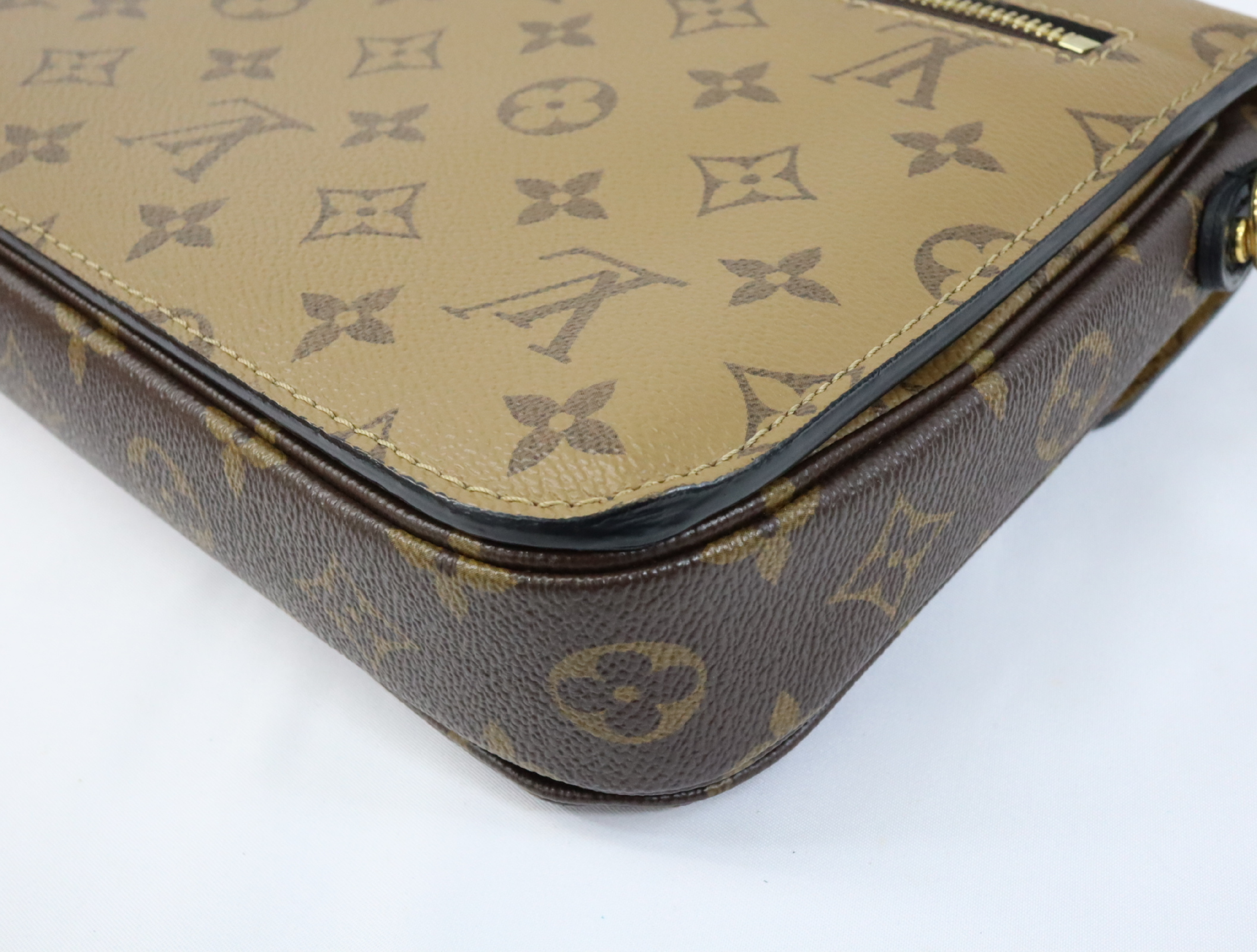Monogram Reverse Pochette Metis MM M44876 Brown (RFID detected) Shoulder Bag — view 8