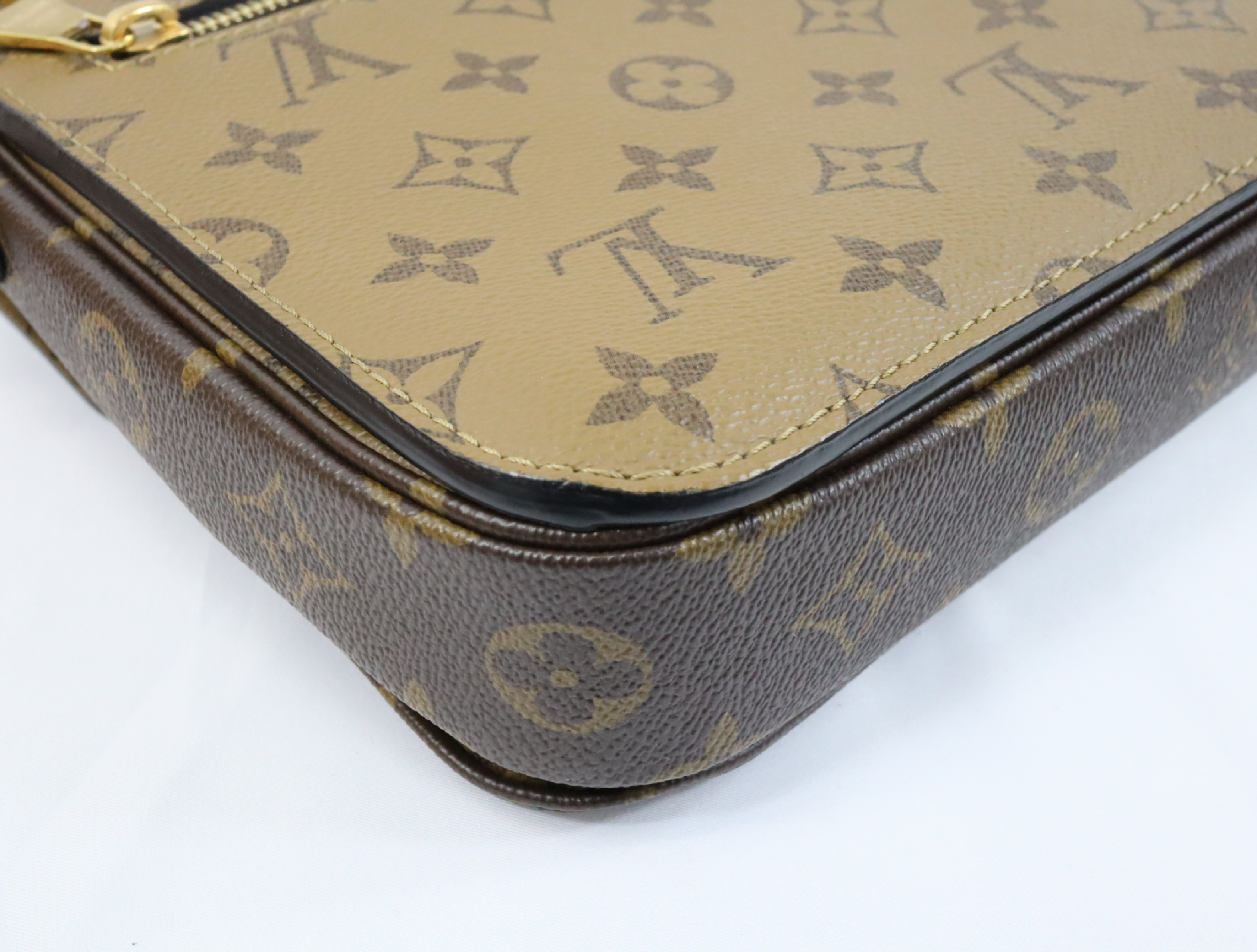 Monogram Reverse Pochette Metis MM M44876 Brown (RFID detected) Shoulder Bag — view 9